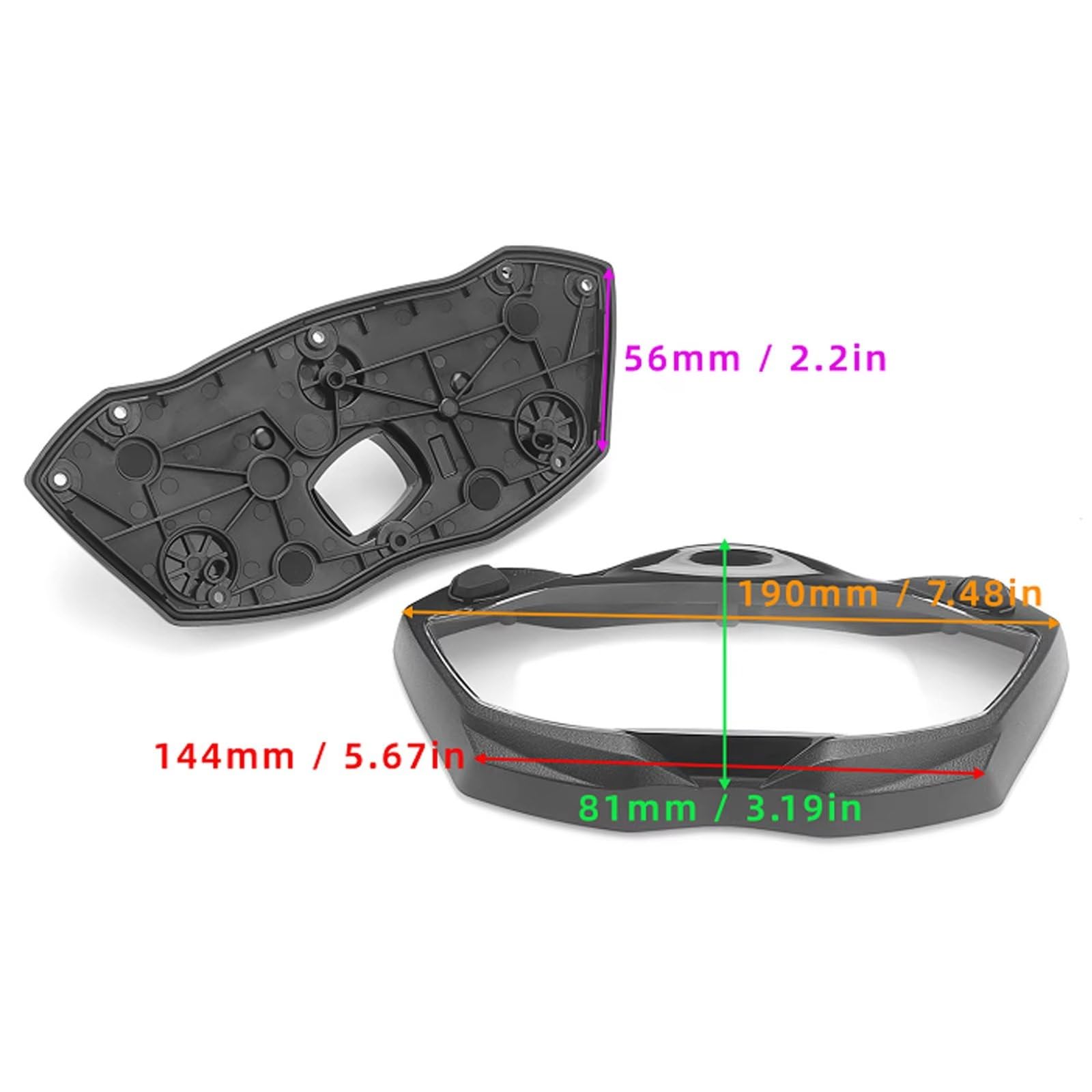 Marco Instrumento Compatible Con Suzuki Para GSX-S1000 2015-2020 Para GSX-S750 2017-2022 Tacómetro Cubierta Instrumentos Motocicleta