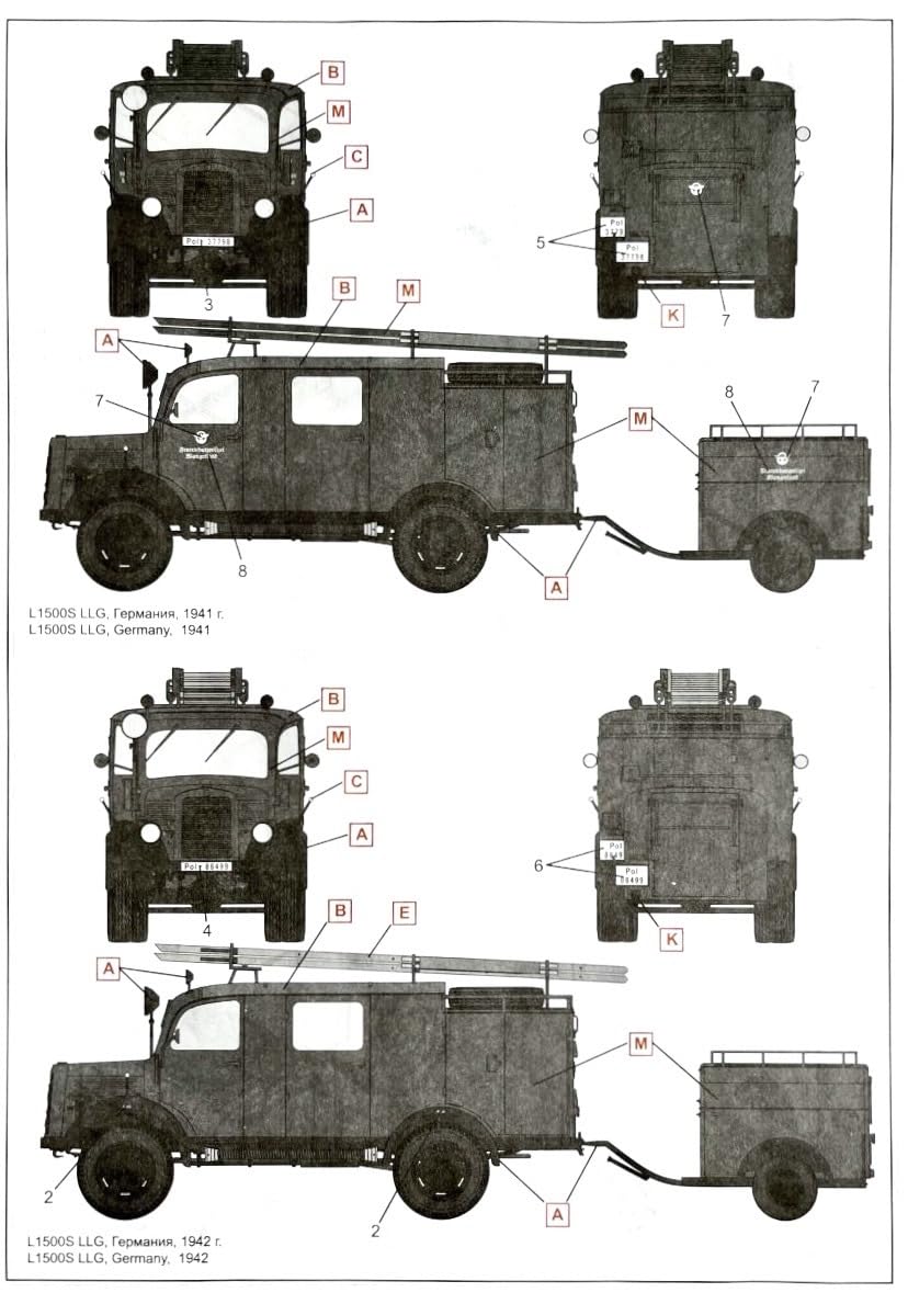 ICM 035528–1/35 MERCEDES L1500 LLG Pompiers