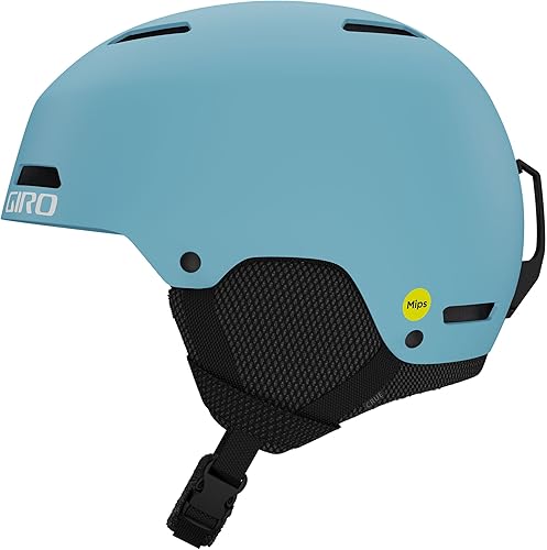 Giro Crue MIPS - Casco de esquí para niños  Casco de snowboard para jóvenes, niños y niñas, color azul puerto claro, S (20.5-21.9 in)