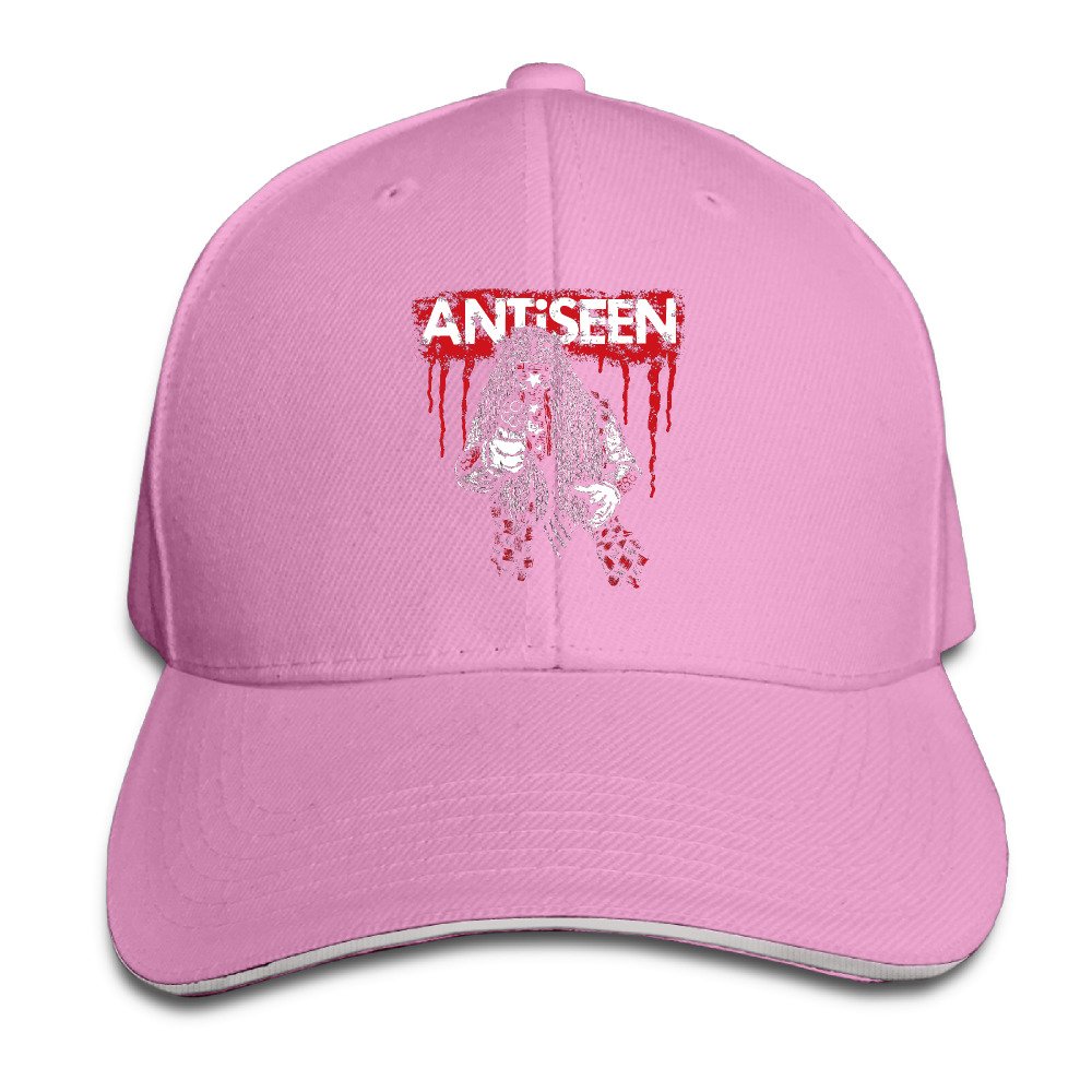 Unisex Rock Band ANTiSEEN Sweet Blood Call Funny Sandwich Cap Trucker Hats Pink
