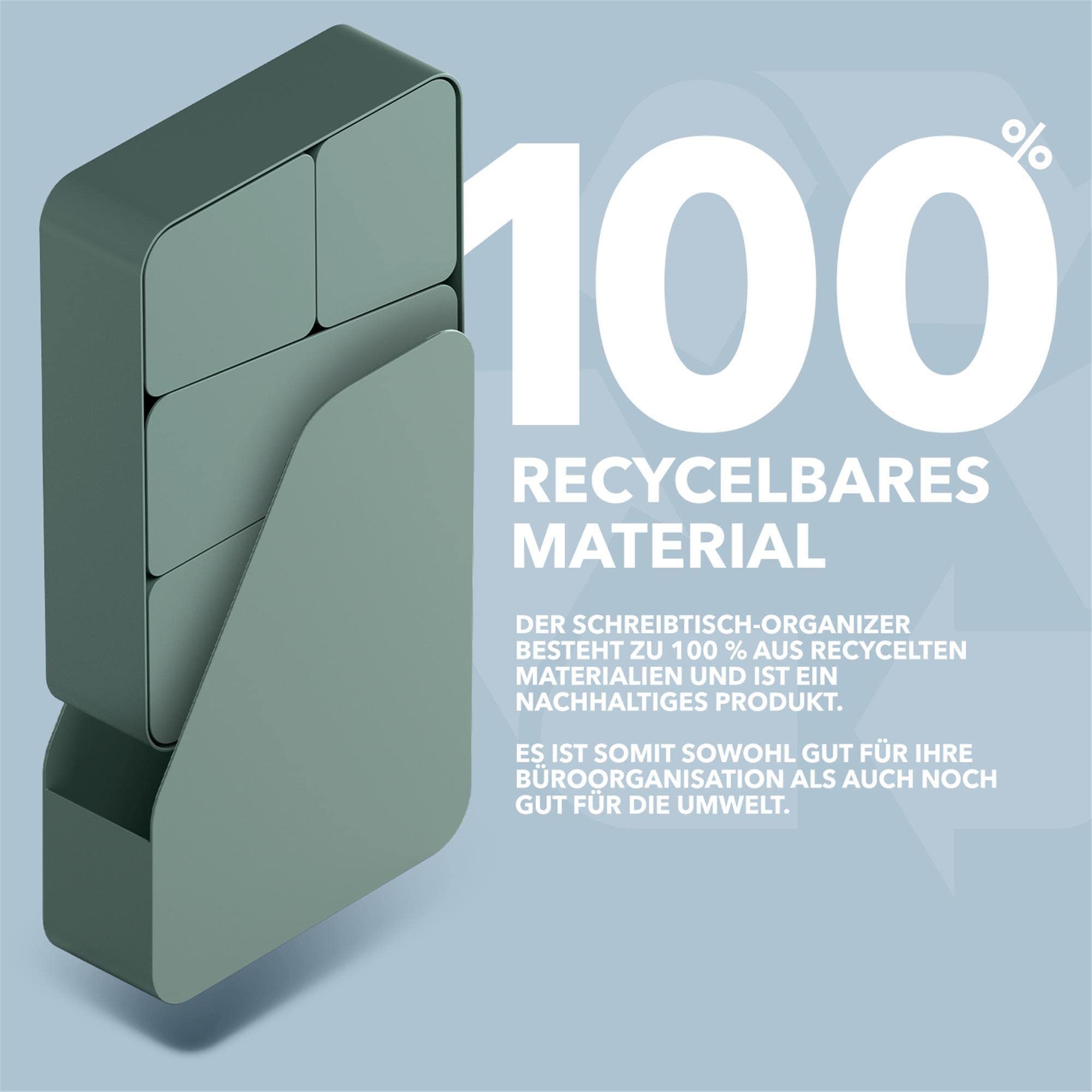sentisina Desk Organiser with Red Dot Design Award, Premium Pen Holder Made of Recycled Material - Image 2