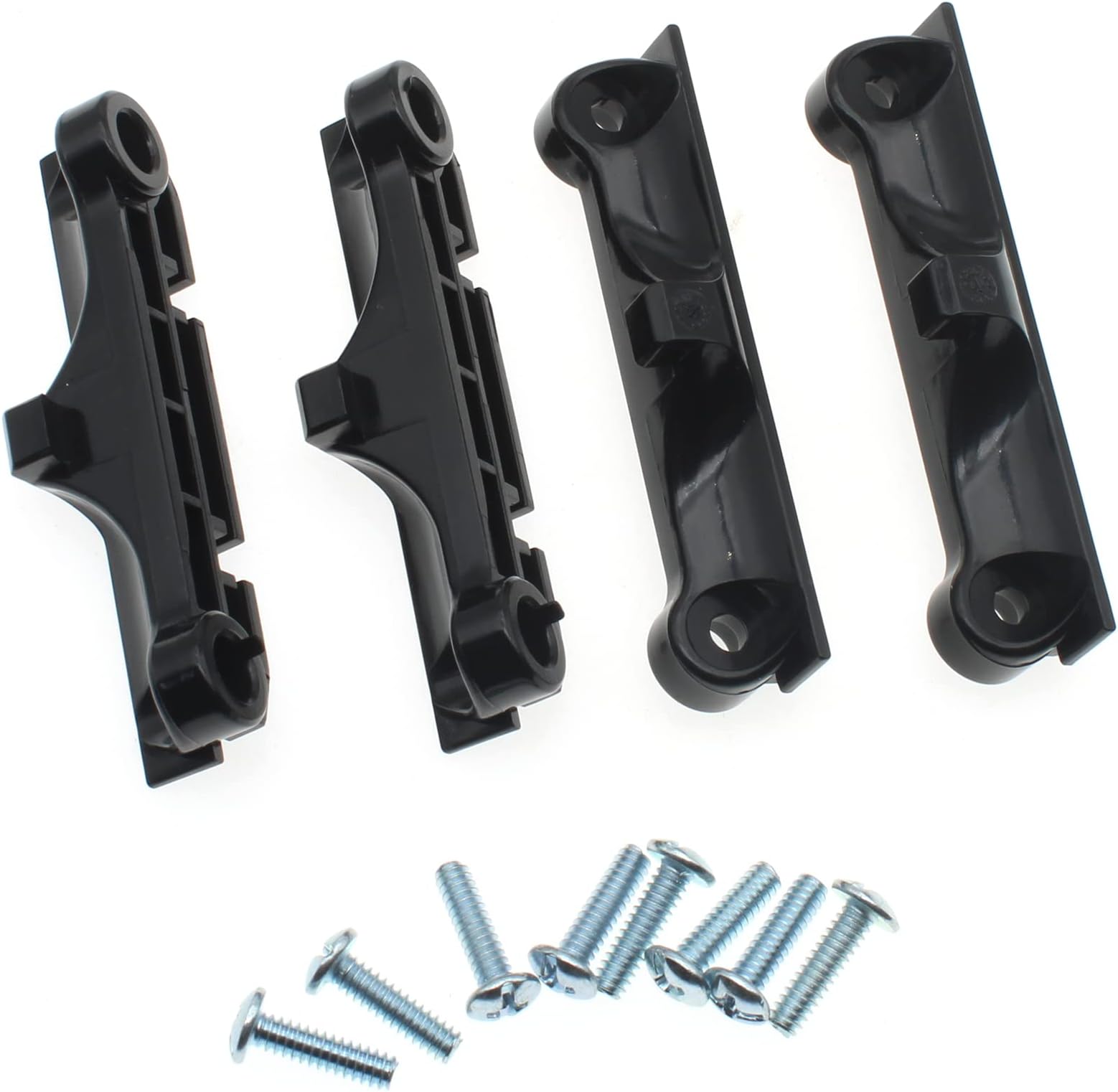 FDXGYH CPU Fan Retainer Bracket 4 Pcs Black CPU Fan Support Bracket and 8 Pcs Mounting Screws for AM4