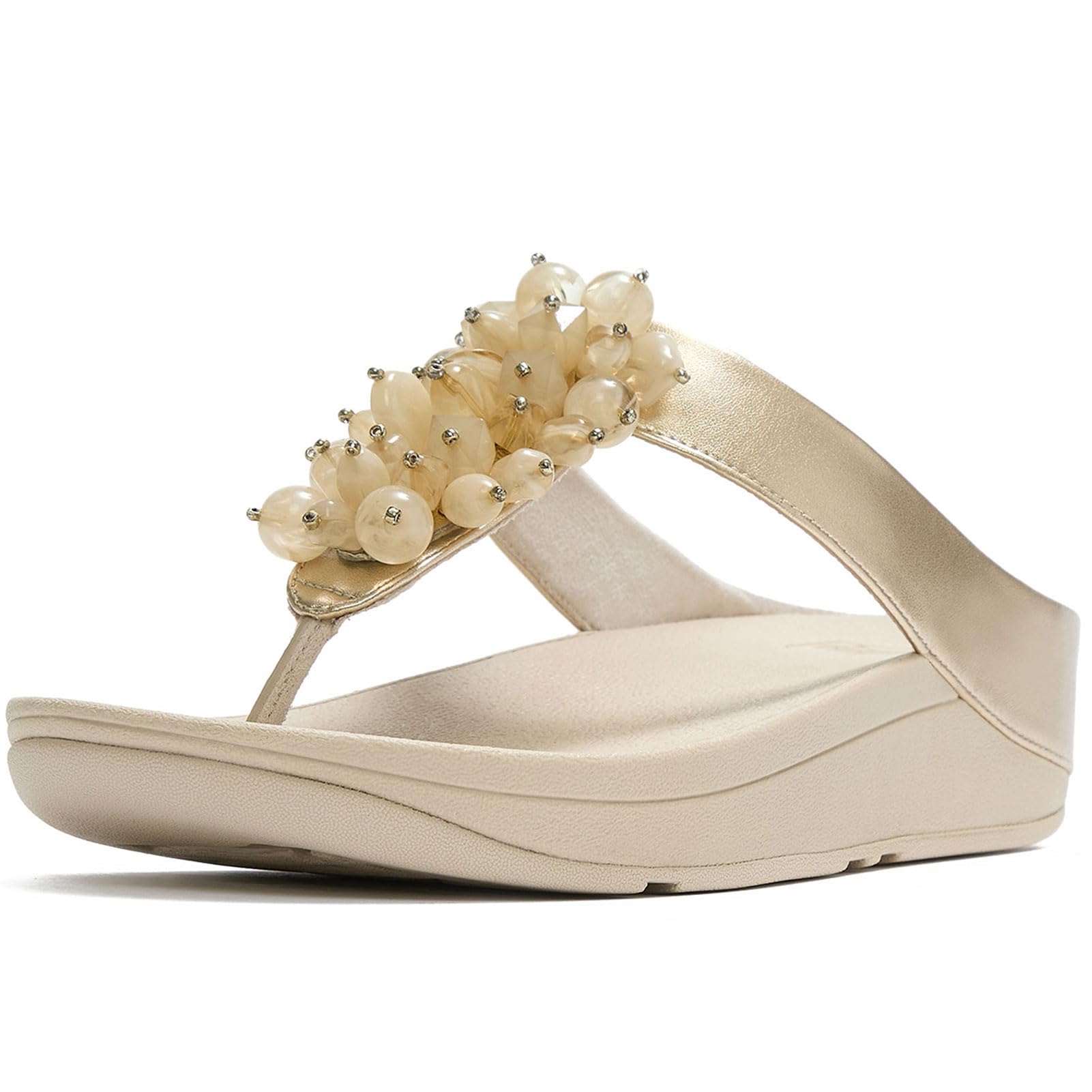 Fitflop FINO BEAD-CLUSTER TOE-POST SANDALS