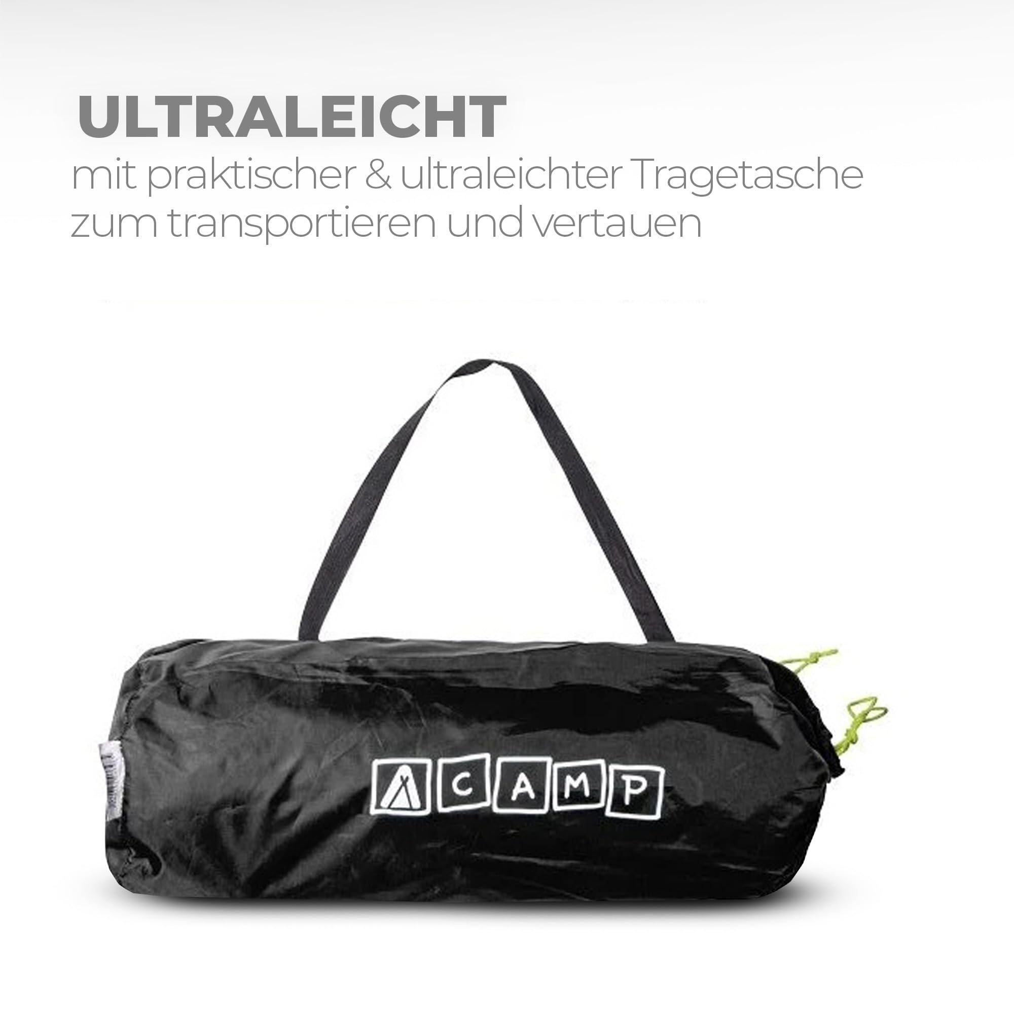 Bestlivings Ultralekki namiot trekkingowy, dla 2 osób, 305 x 135 x 95 cm, namiot tunelowy z przedsionkiem, wodoszczelny, 3000 mm, do trekkingu, na rower, do aktywności na świeżym powietrzu i na