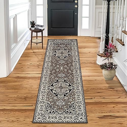 Superior 2.6X8RUG-GLENDALE-BR Indoor Area Rug, Jute Backed thumb #1