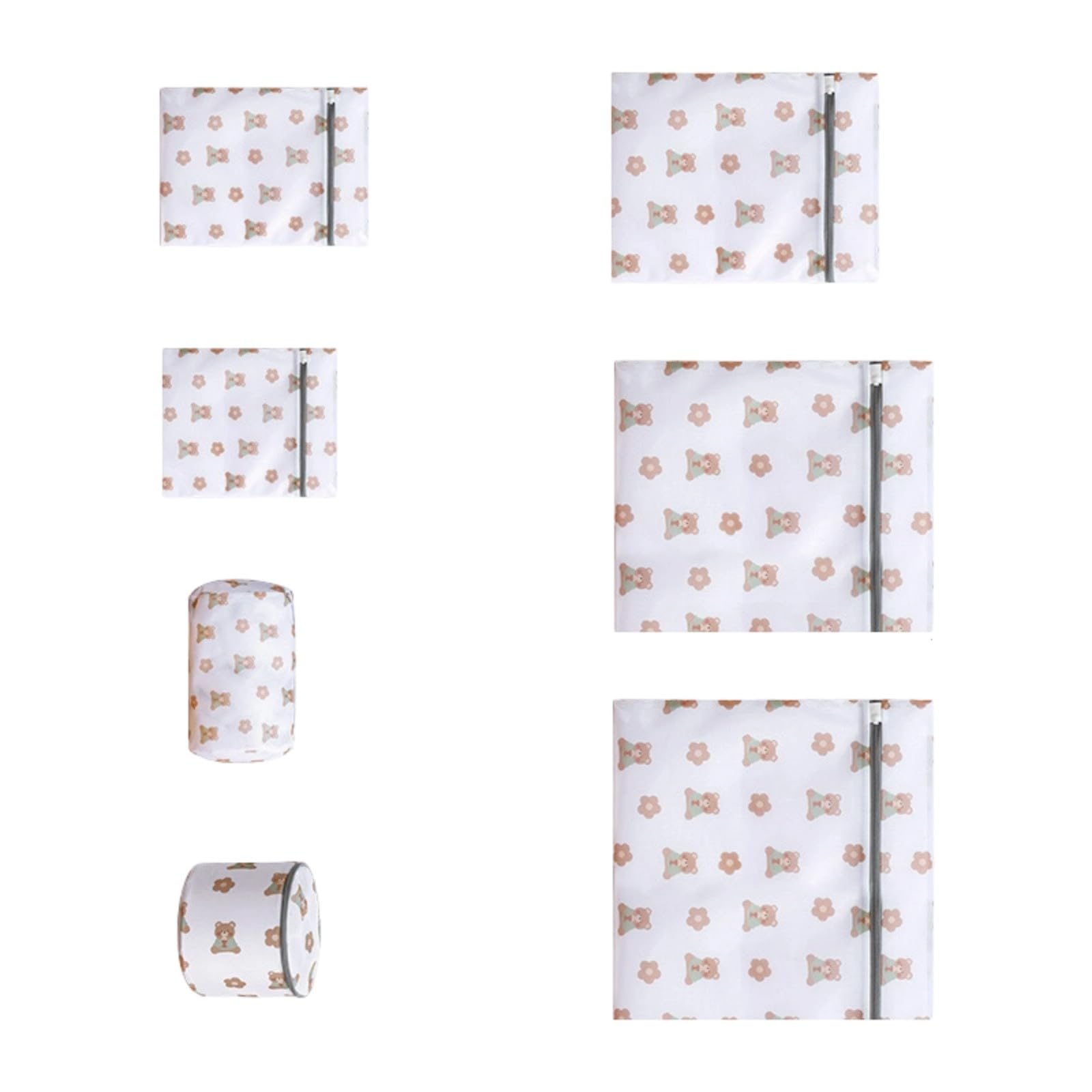 Thickened Polyester Meshes Laundry Organiser Anti Deformation Washing Net Bag Zippered Garment Protector Reinforced Delicate Clothes Wash Bag