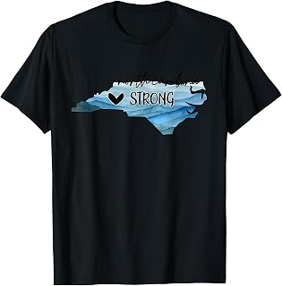 North Carolina Strong With NC State And Love North Carolina T-Shirt