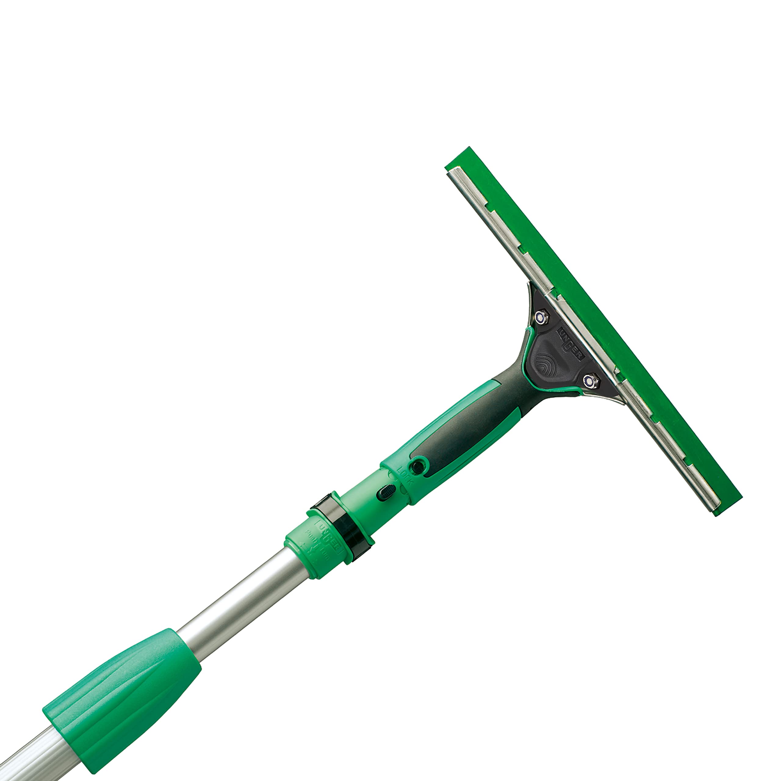 Spatola Unger ErgoTec (larghezza 35 cm, con guida a S e gomma verde, per la pulizia dei vetri senza striature) ES35G
