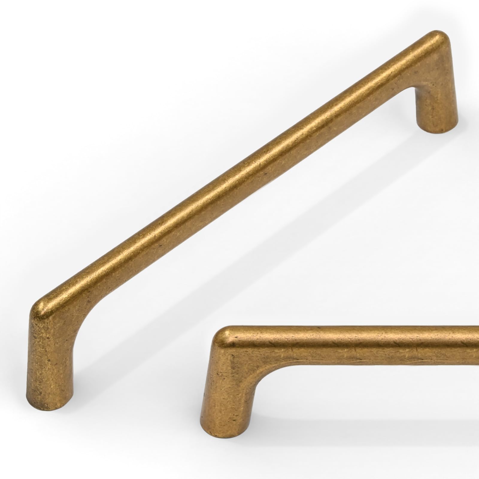 Photo 1 of Talentedeco 10 Pack Antique Brass Cabinet Pulls 5 Inch(128mm) Kitchen Cabinet Handles Vintage Retro Cabinet Hardware for Drawer Pulls