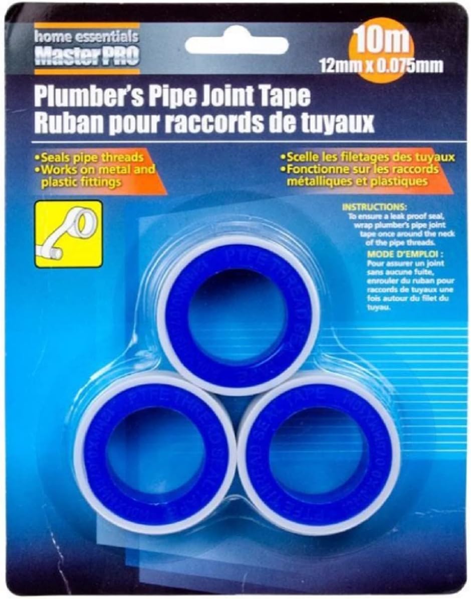 Teflon Pipe Thread Tape, Set of 3 Amazon.ca Tools & Home Improvement