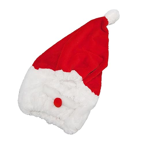 Ymiko Cubierta de casco de motocicleta de Papá Noel de Navidad suave para montar al aire libre