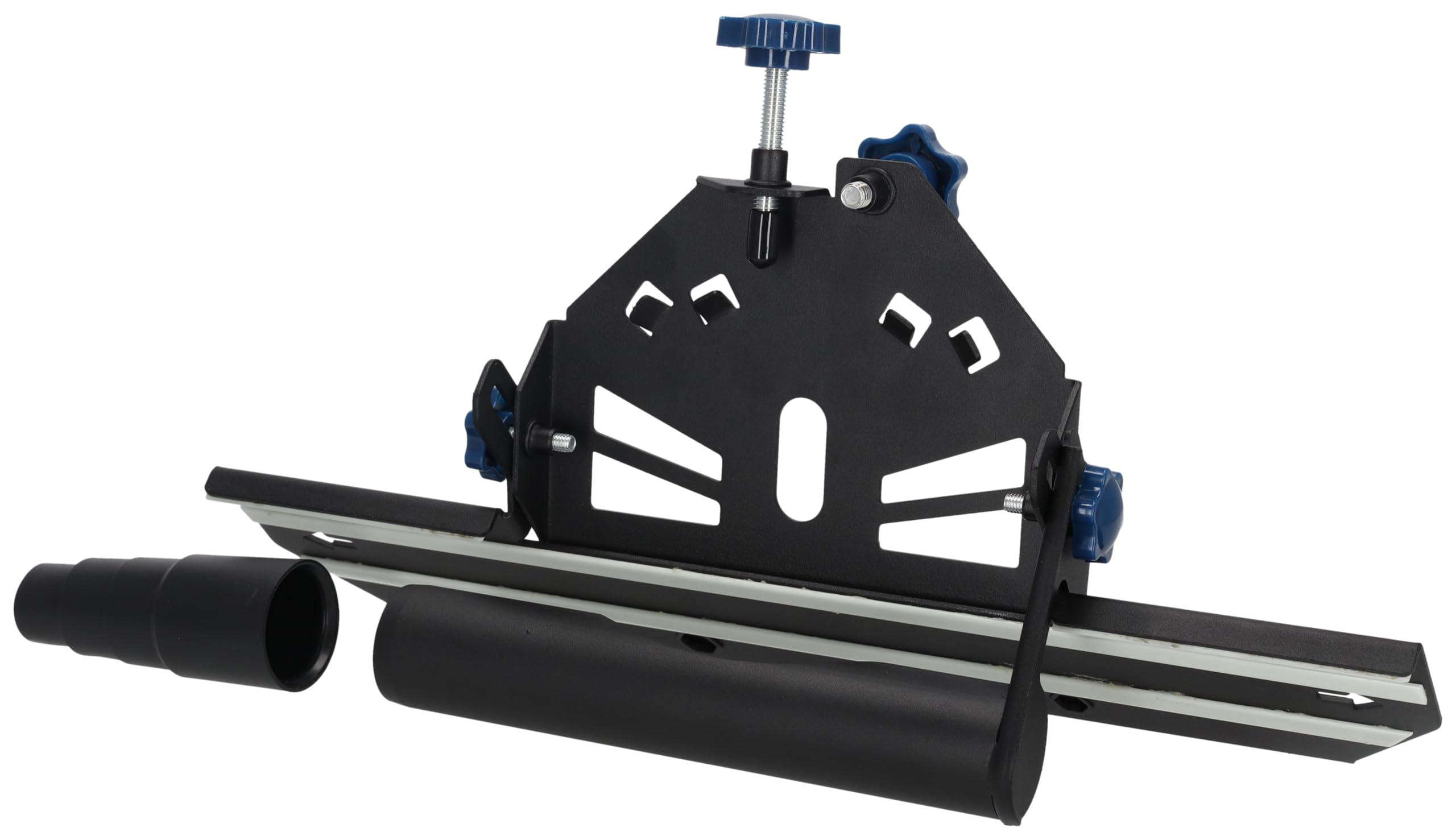 DEDRA 45°-Winkel-Anfasaufsatz für Winkelschleifer Winkelschleifer Halterung für 115/125 mm Tile Cutter, effizientes Schneiden von Fliesen, Stahl, Kompatibilität mit verschiedenen Staubsaugern