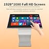 Touch Screen Kiosk 21.5/32 Inch, LCD Advertising Display 1920x1080 HD IPS Digital Signage Display, Floor Standing Interactive Kiosk for Retail/Lobby 21.5
