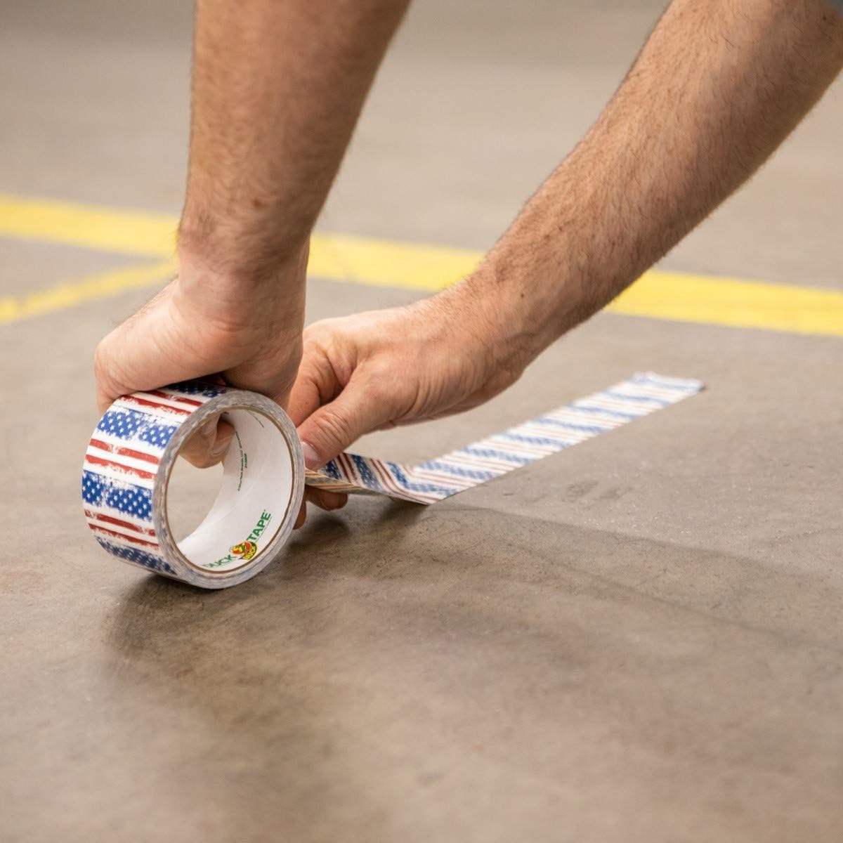 Duck 241493 Americana Tape 1.88X10YD, 1.88 Inches x 10 Yards, Multicolor
