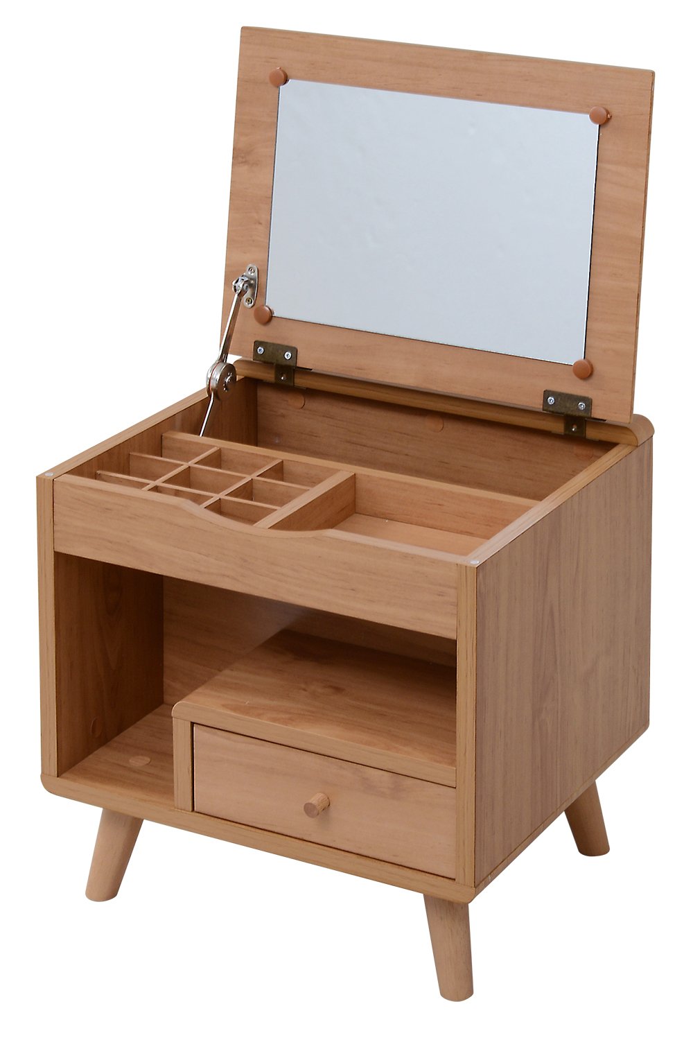 ドレッサー① Amazon｜JKプラン ドレッサー ロータイプ 一面鏡 幅45 奥行41