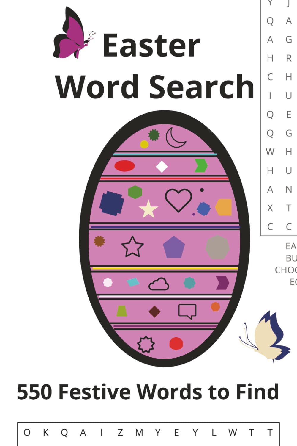 Easter Word Search: 550 Festive Words to Find
