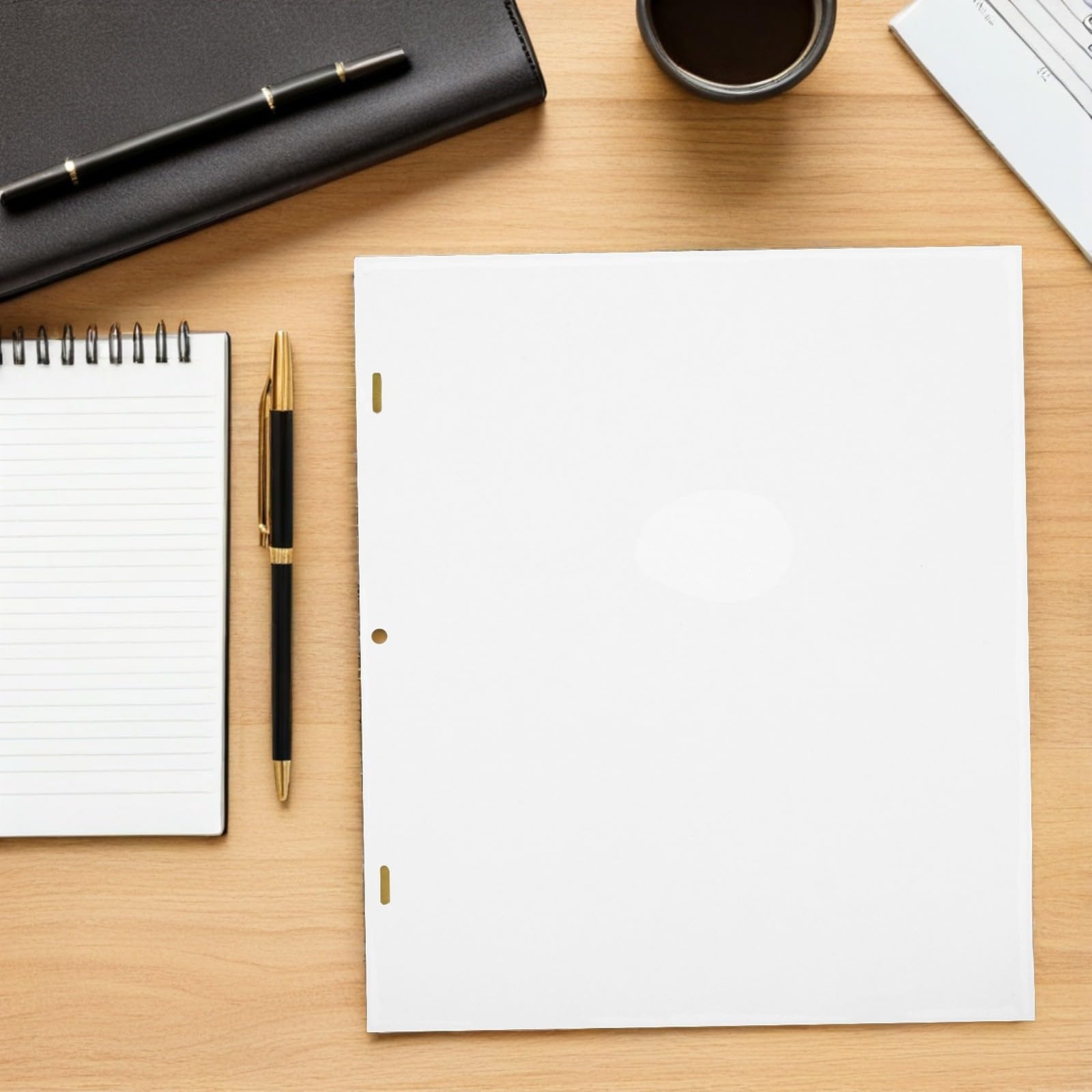 Cabilock Animationspapiere Dünnes Transparentpapier zum Nachzeichnen Weiß Papier 200 Blatt 32x27cm mit Löchern für Kunst und Farbige Digitale Animationsarbeit für Hobbyisten und Profis