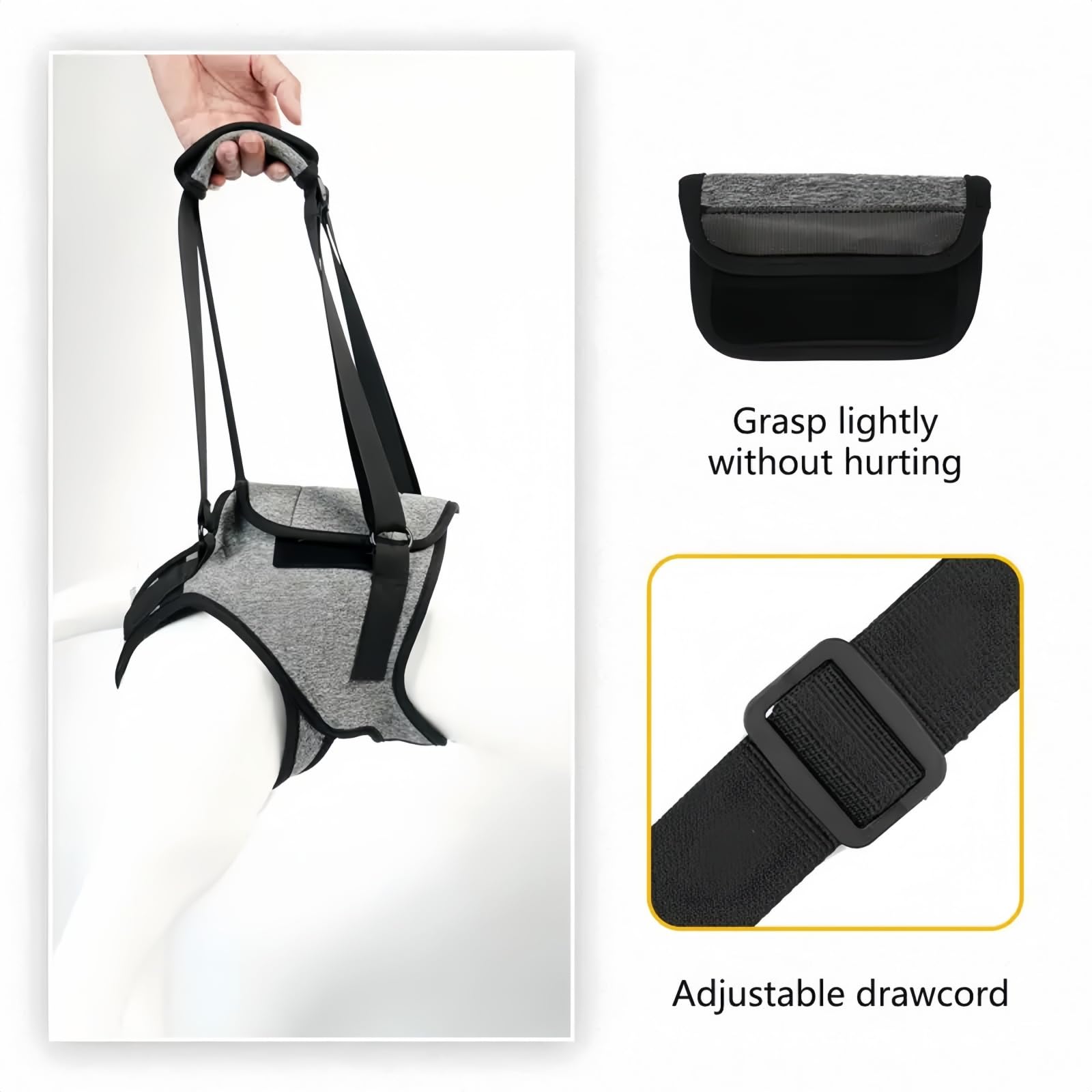 L Size Dog Lifting Harness for Back Legs,Medium Dogs Lift Harness Back Legs Support,Dog Support Harn/ess Slings for Medium,Adjustable Do/gs Brace for Hind L/eg - Image 3