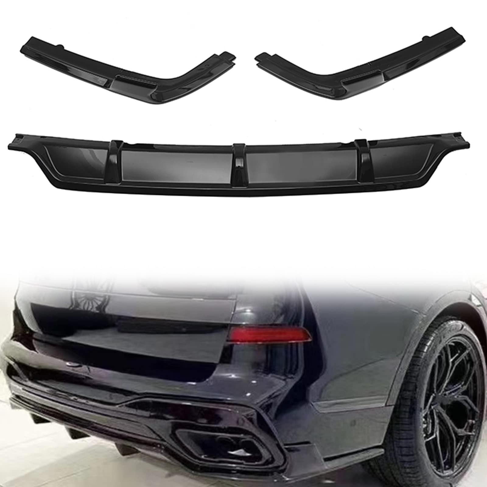 Diffuseur arrière pour G07 X7 M Sport changer look kit bas carrosserie