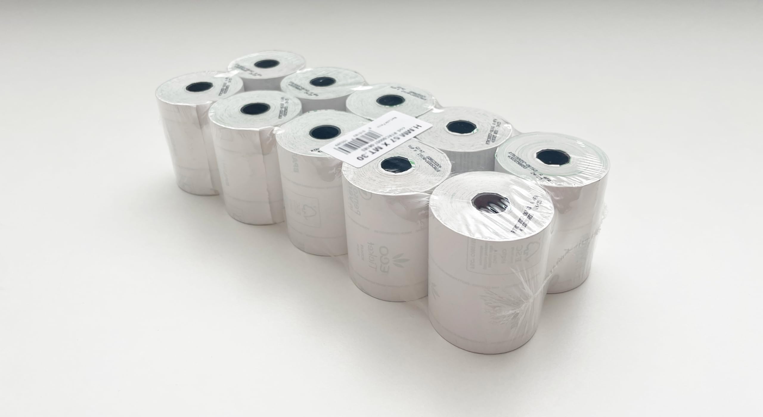 Carte Dozio - Rotoli di Carta Termica omologati, per pos e casse di attività medio/piccole - Confezione da 60 rotoli - Formato 58 mm x 30 metri, diametro interno 12 mm, 48 gr