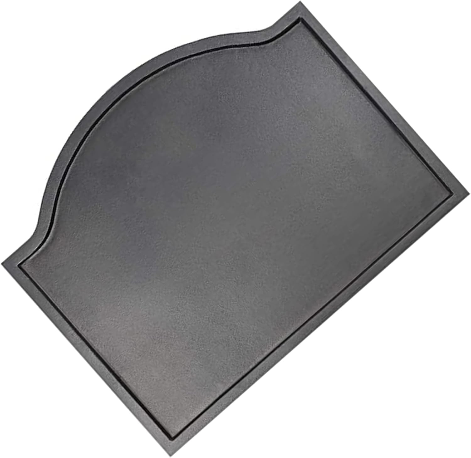 Plain Design Cast Iron Fireback with Matte Black Finish,Traditional Decorative Firebacks, Small