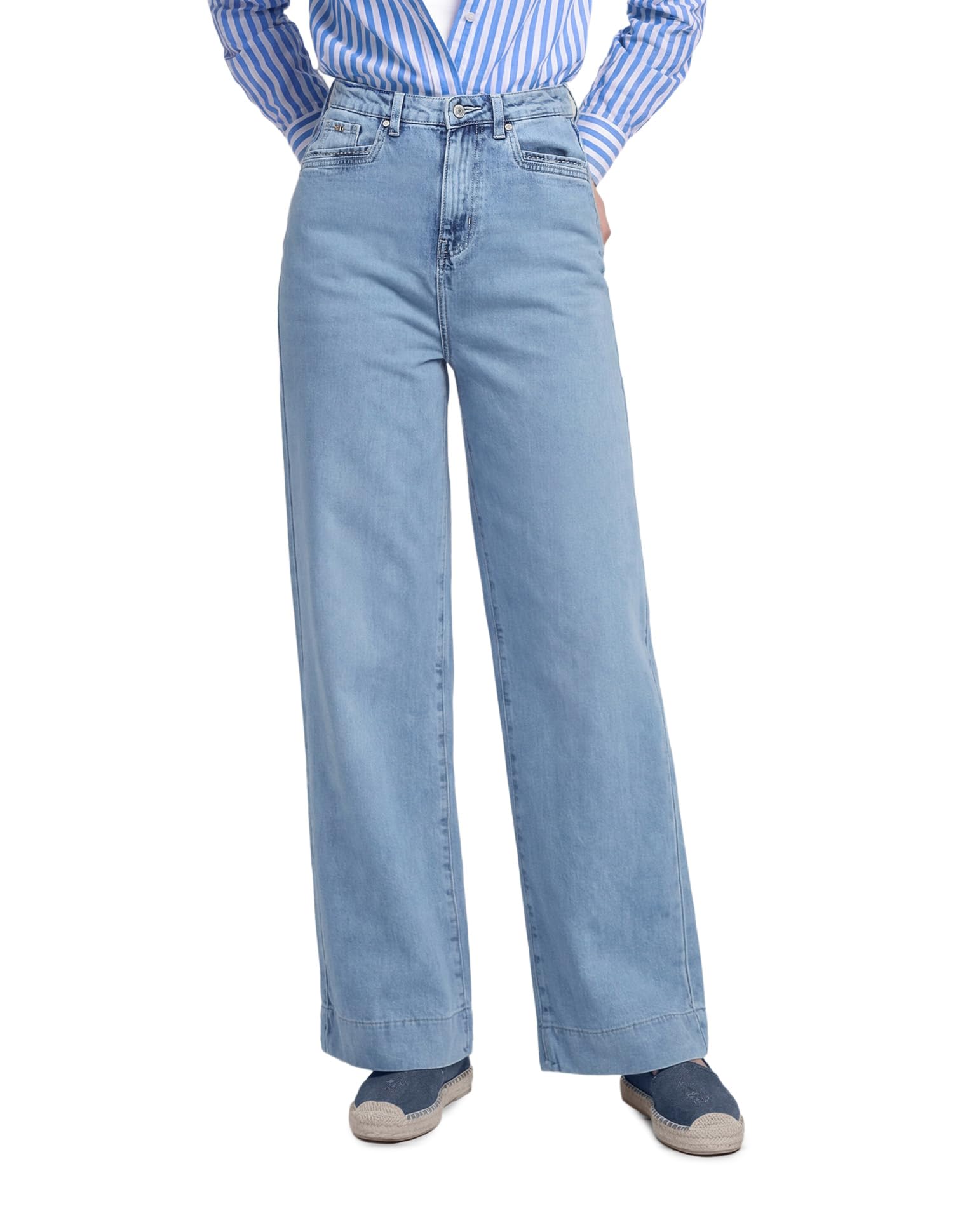u.s. polo assn. High Rise Wide Leg fit Jeans-picture-29