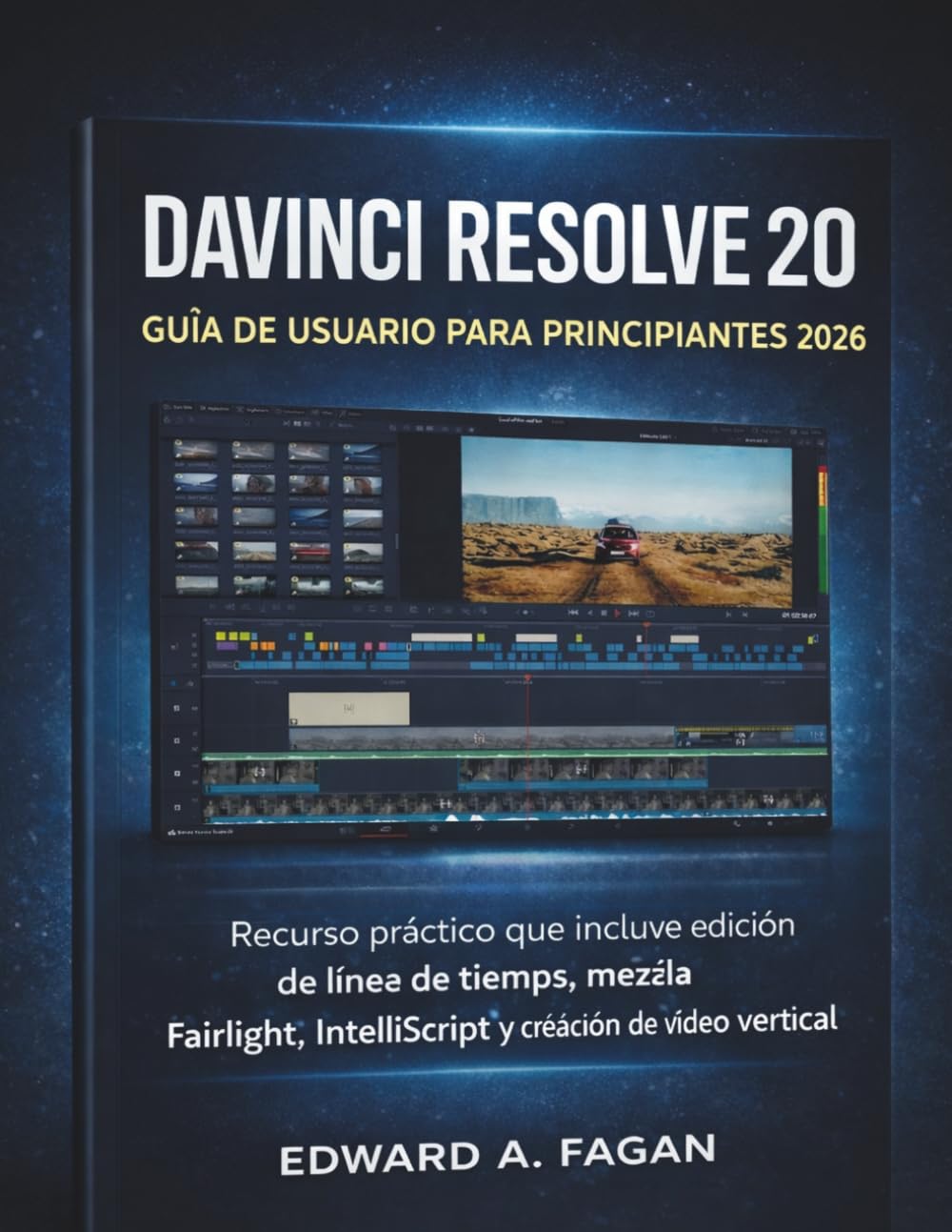 Davinci Resolve 20 Guía De Usuario Para Principiantes 2026: Recurso práctico que incluye edición de línea de tiempo, mezcla Fairlight , IntelliScript y creación de vídeo vertical
