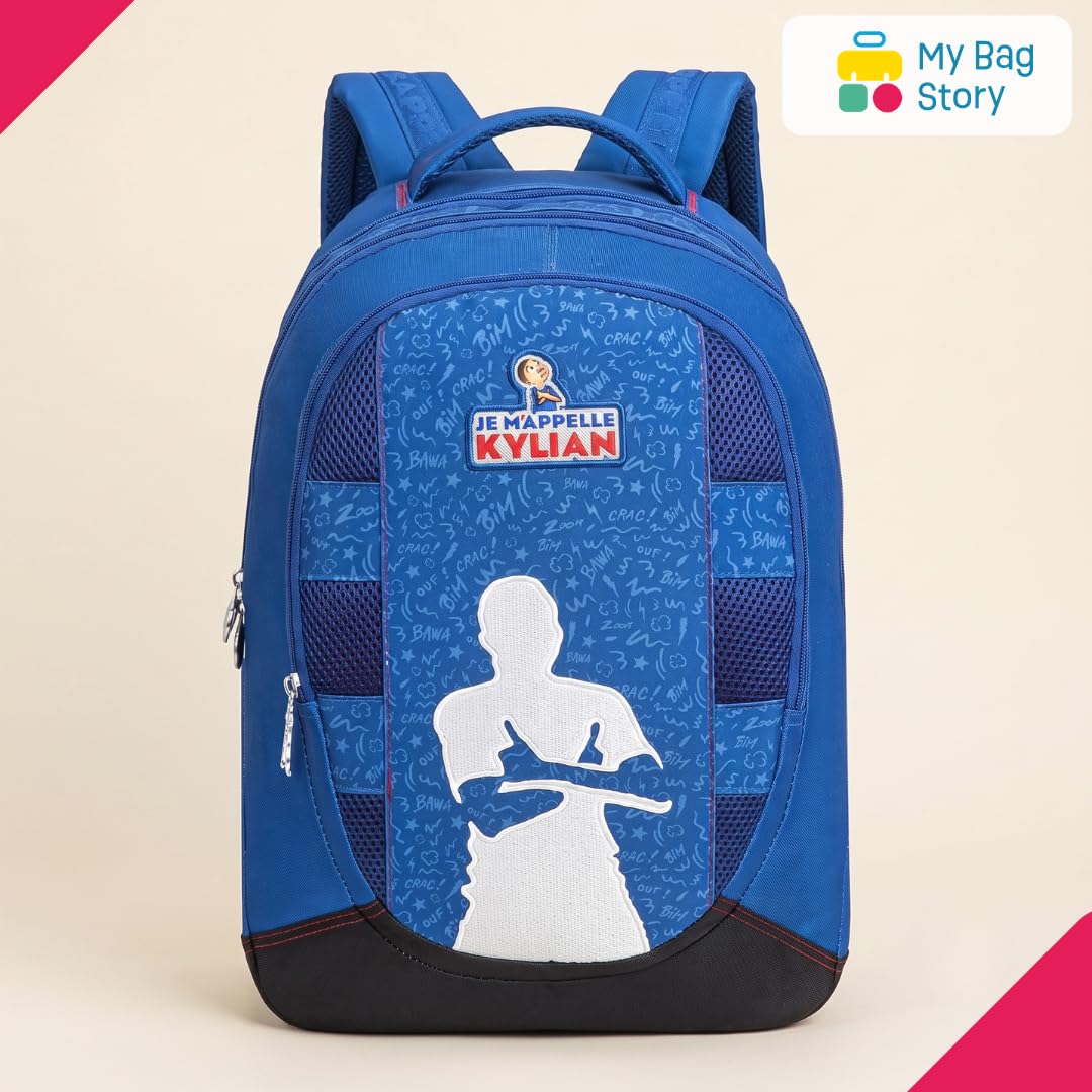 mybagstory | Mochila Mi nombre es Kylian | 2 Compartimentos | Azul