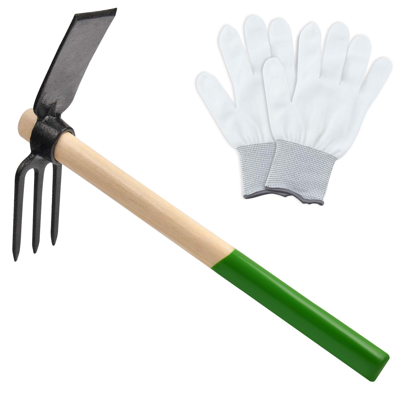 Râteau à griffes Ninja Yescool anti herbes pour sol compact - 3
