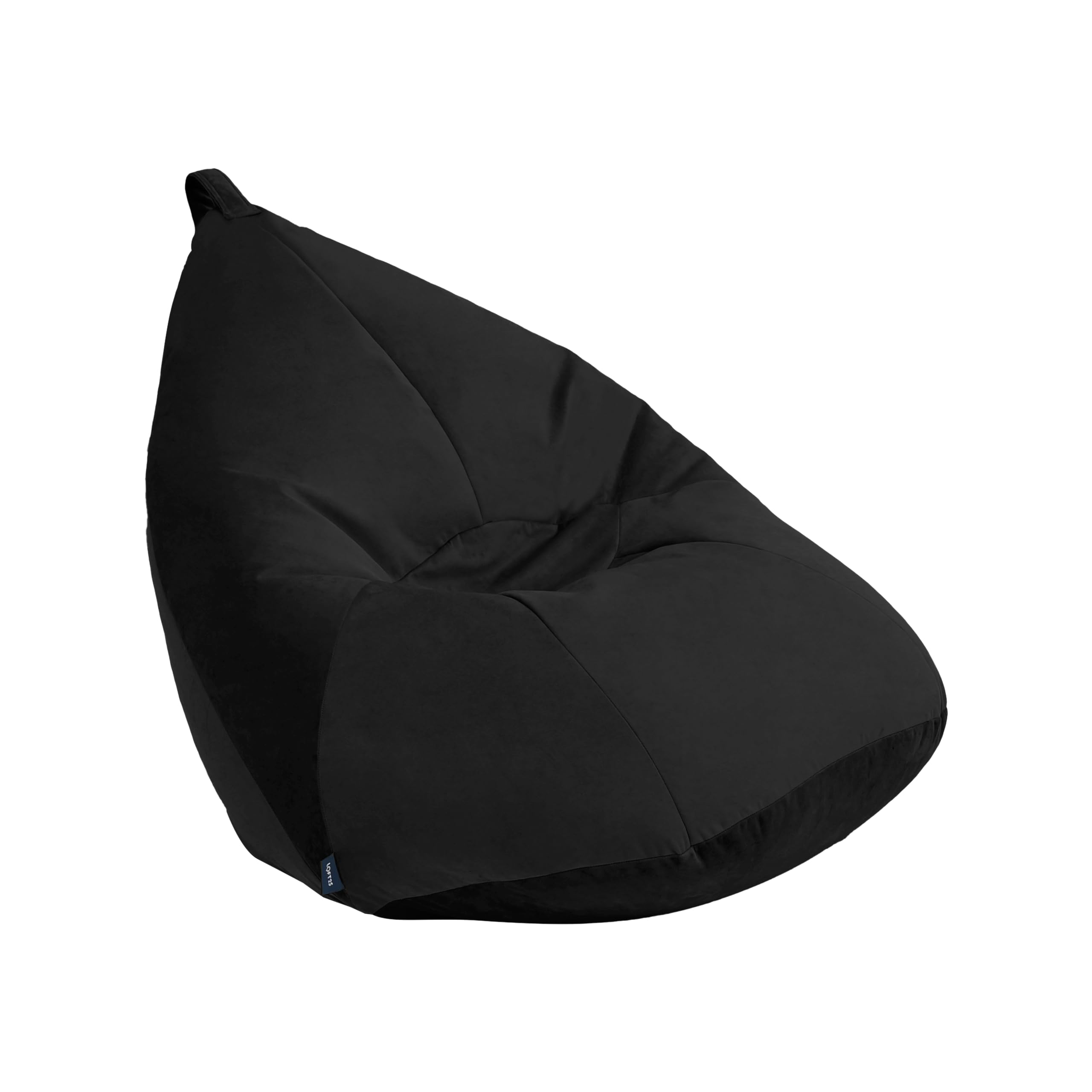 Loft 25 - Pouf de salon pour adultes, pouf rond d'intérieur, grand pouf de jeu, pouf léger 70x93
