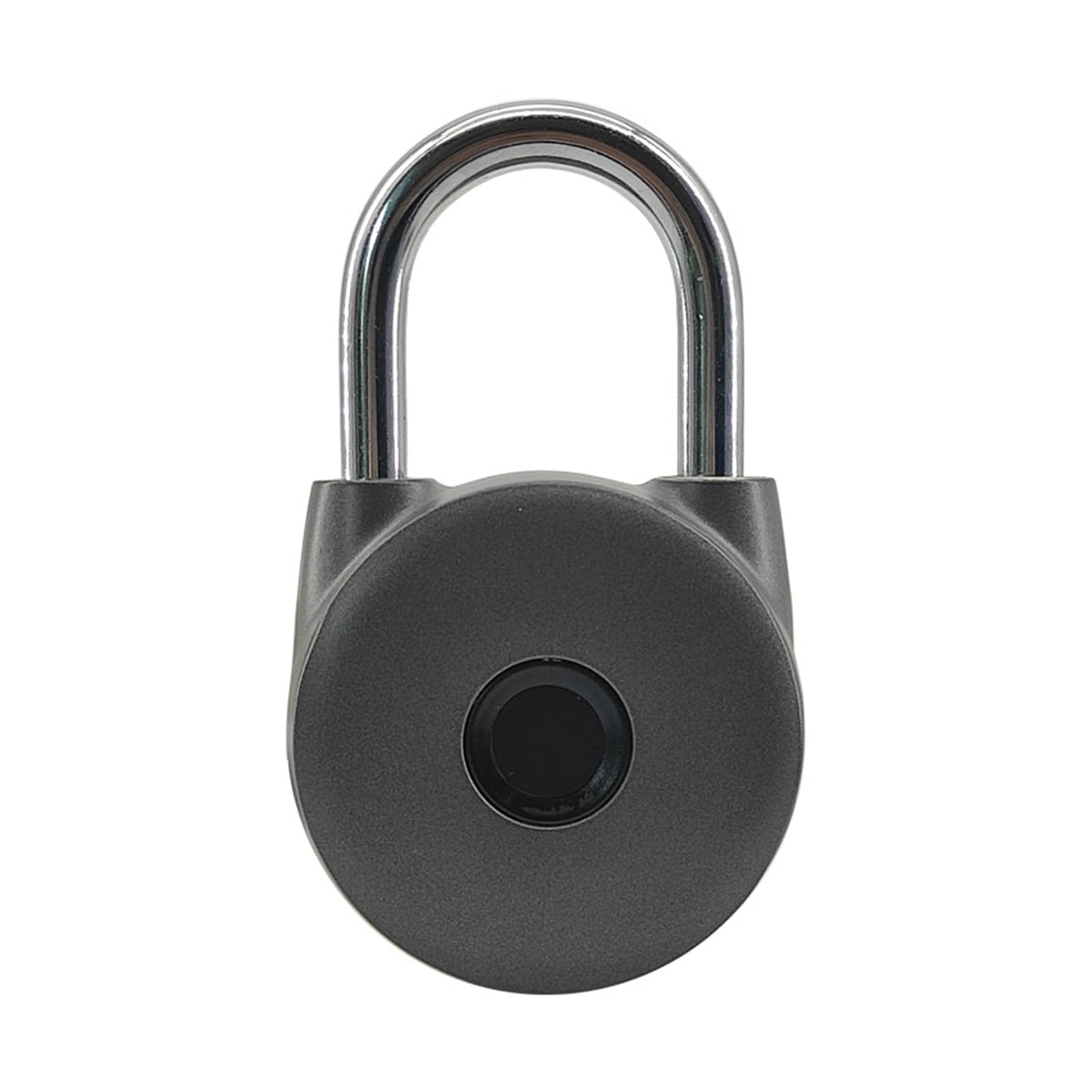 DIGNIFE Smart Door Lock, Mini Round Fingerprint Padlock Portable Lock for Travel Luggage and Cabinet Use(Grijs)