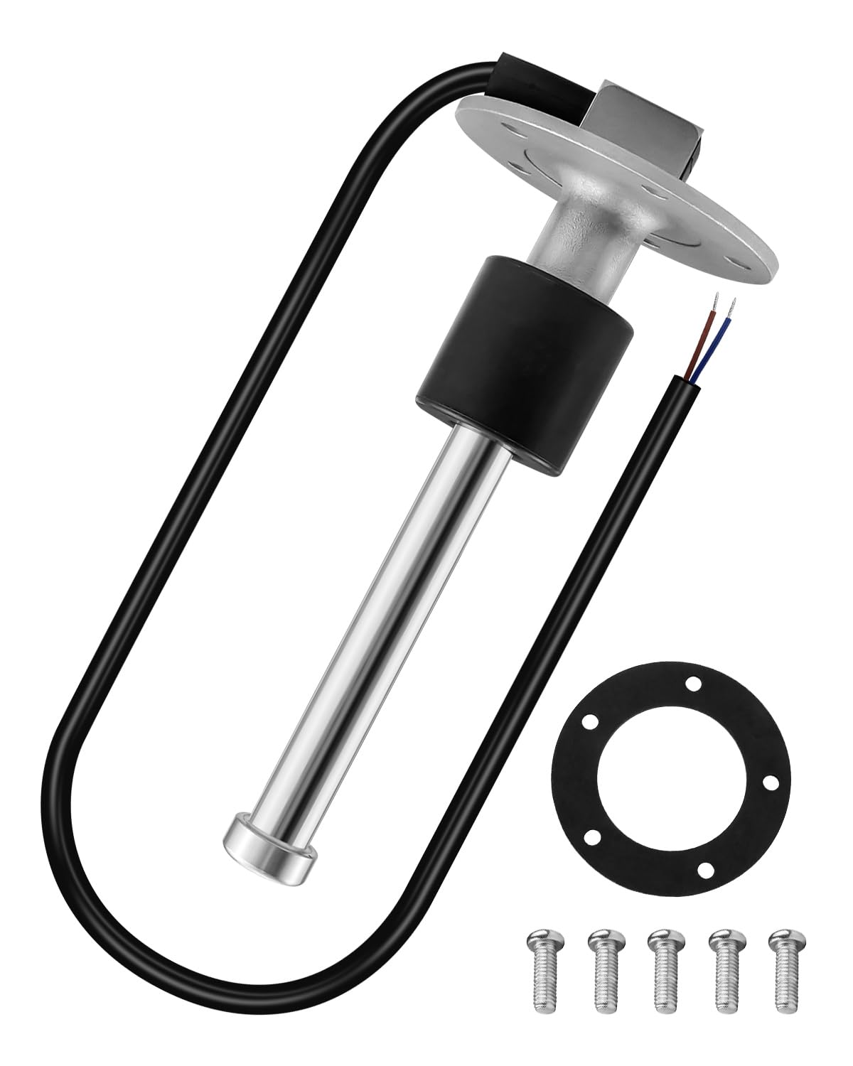 Fuel Level Sending Unit 0-190 ohms 6"(150mm) for Marine Boat Truck Car, Fuel Water Level Gauge Sensor Stainless Steel Fuel Gas Sender-image-23