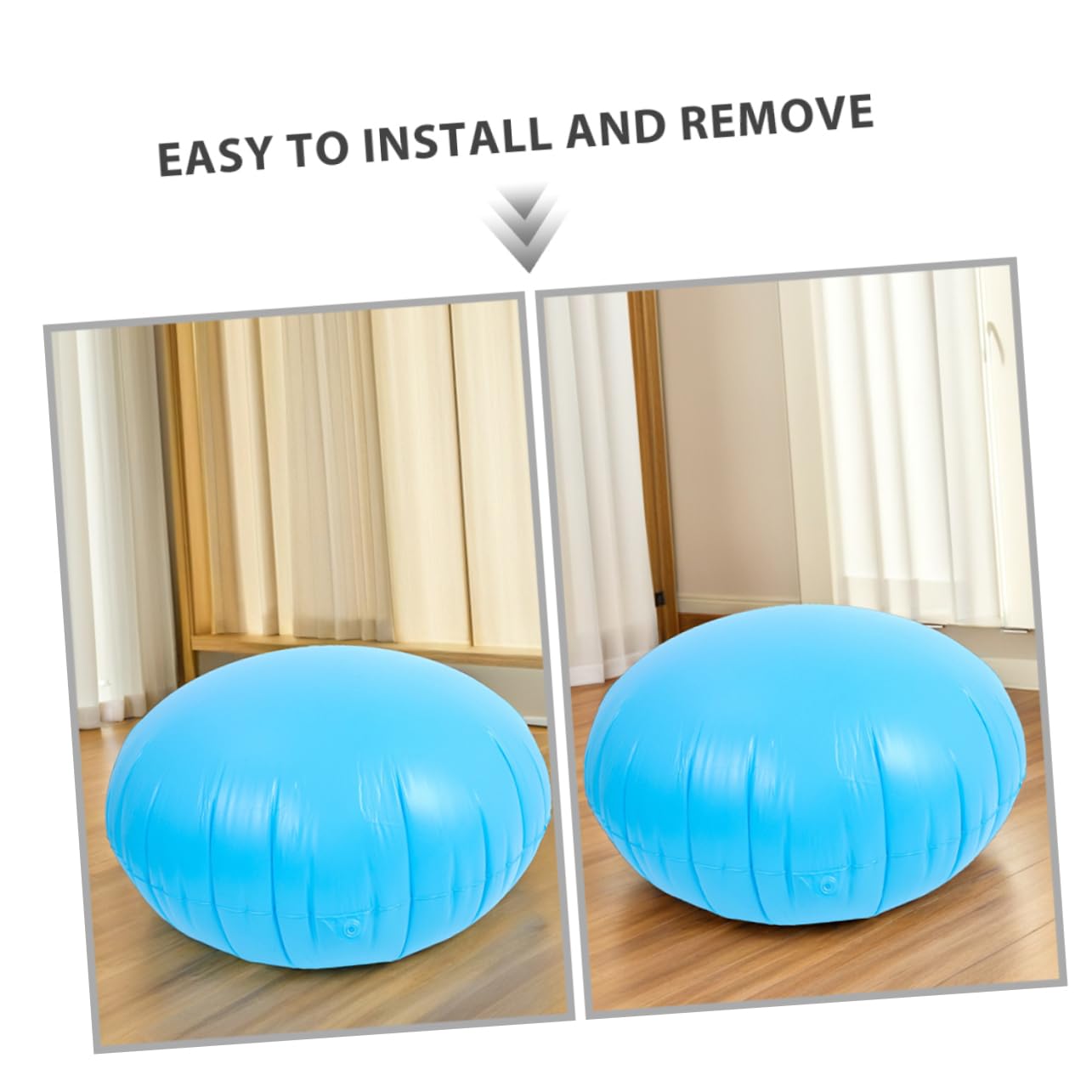Toyvian 2pièces Coussins Gonflables pour Piscine Hors Sol Protection Ronde Usage Hivernage Et Confort Été Résistant Et Imperméable