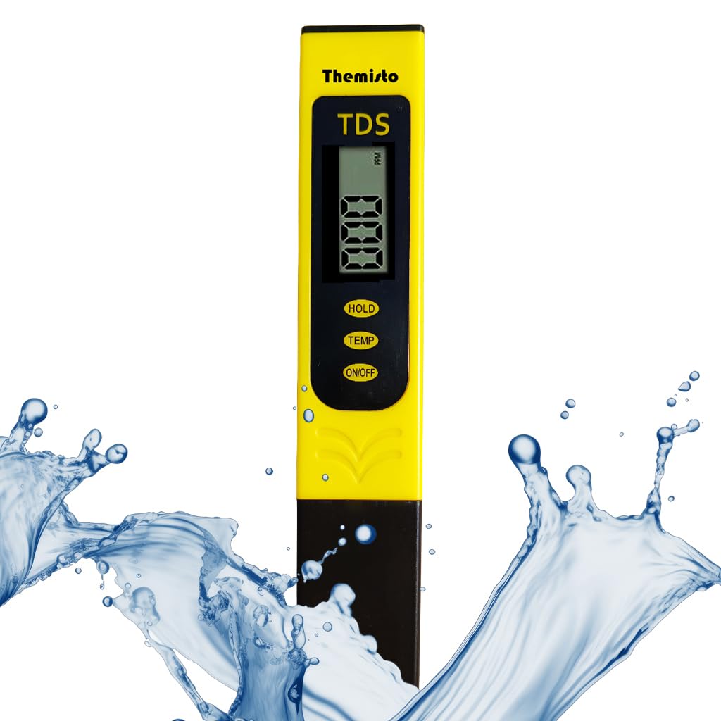 Themisto TDS-02 Digital TDS Meter, Water Quality Tester, 0-9990ppm