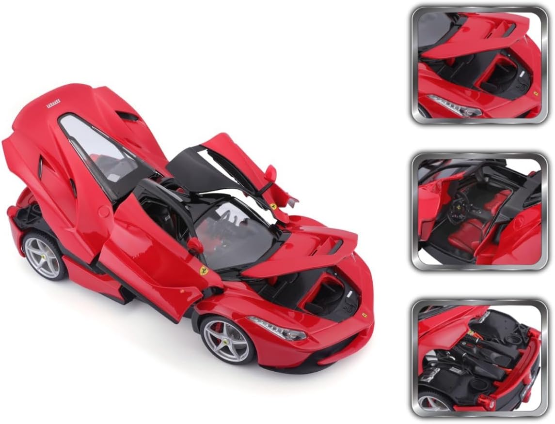 HTLNUZD 1/18 Alloy Racing Car for Ferrari LaFerrari F70 Signature Series Static Die Cast Simulation Model Car Gift