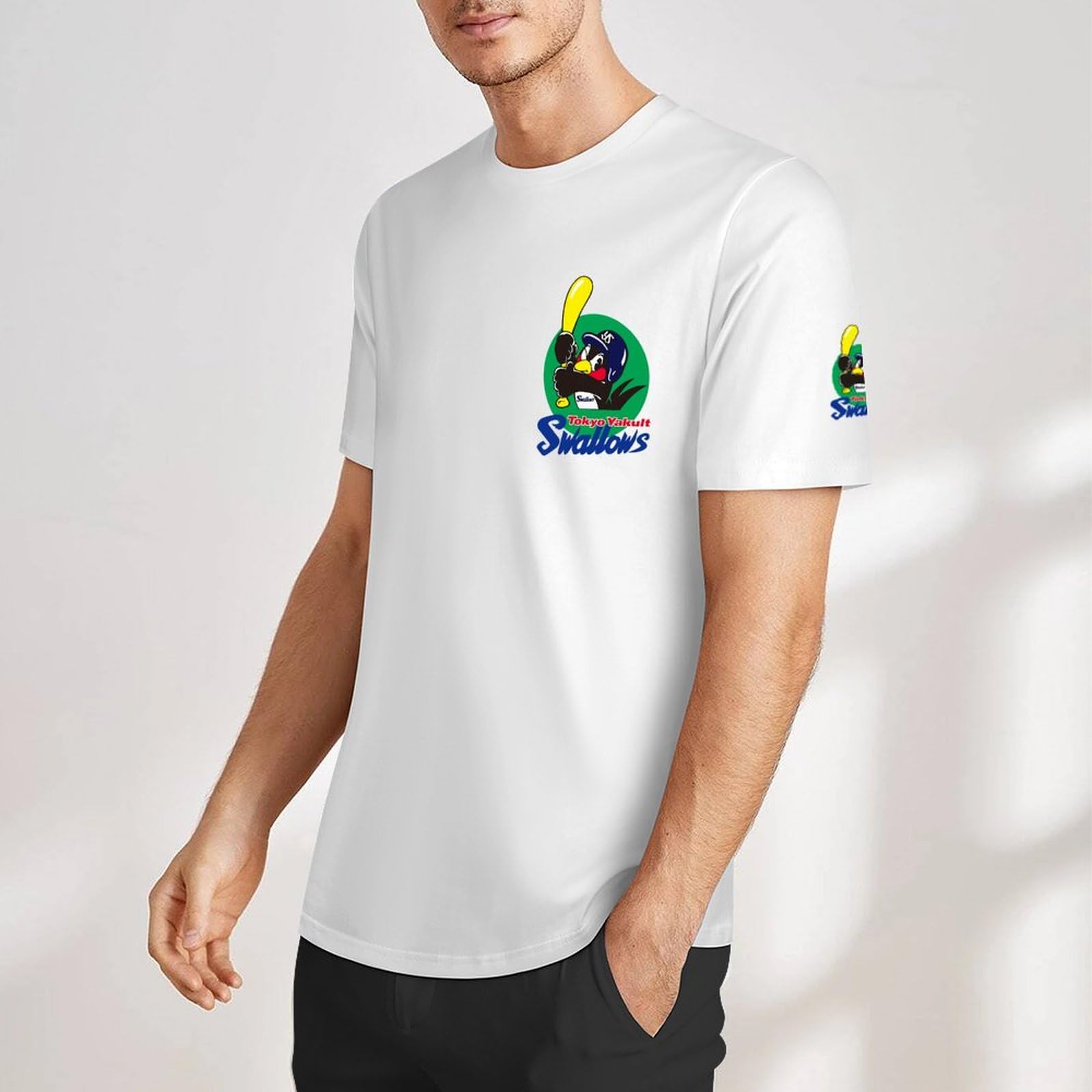 野球 ヤクルトスワローズ支給品ロゴtシャツ ウェア Lサイズ 2024