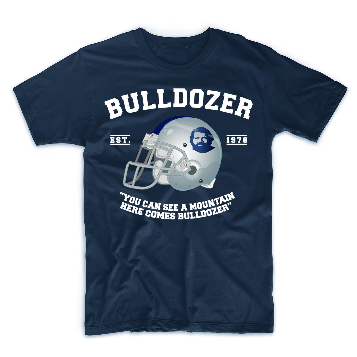 Bud Spencer offizielles Bulldozer Mücke T-Shirt (Navy)