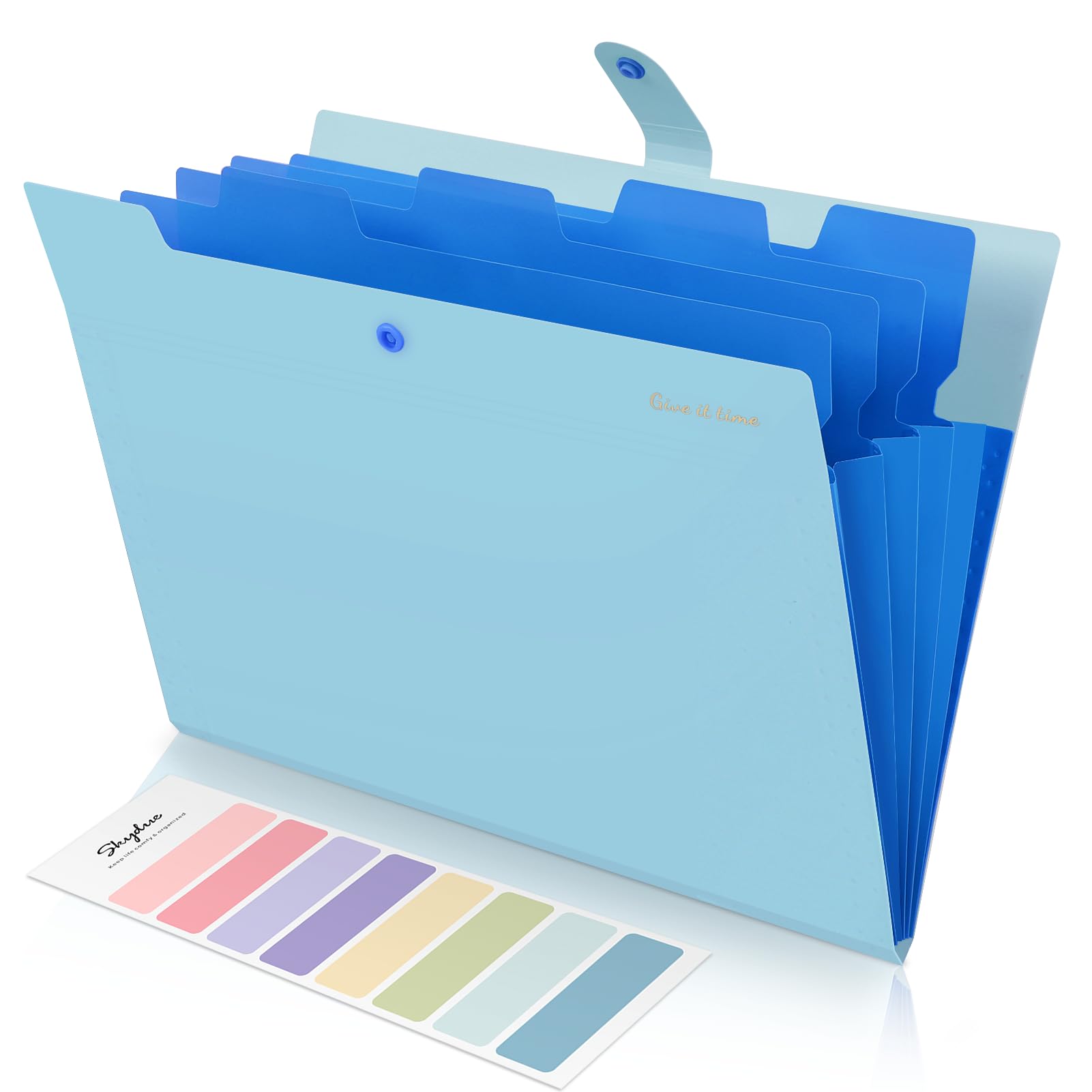 Snapklik.com : SKYDUE Blue File Folders