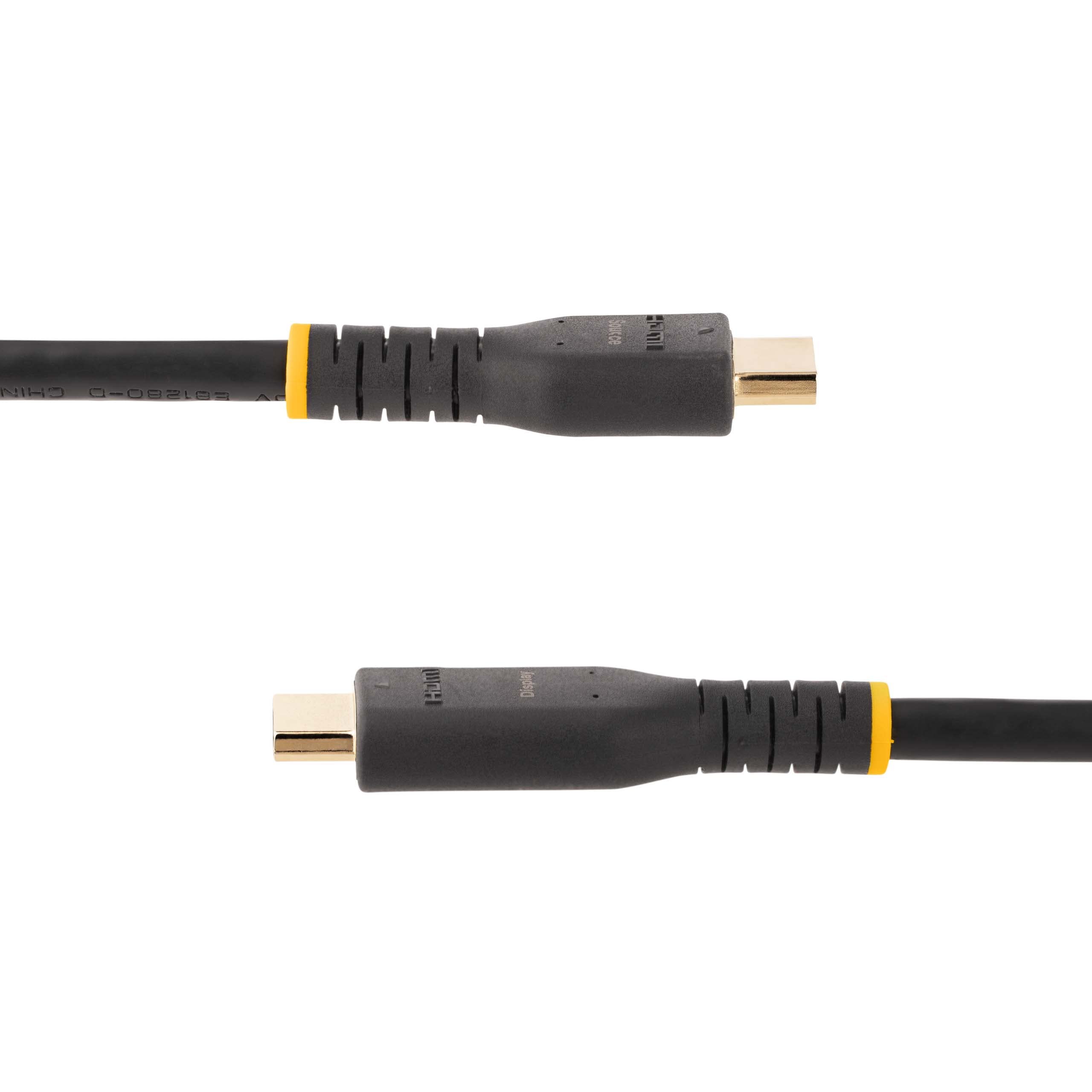 StarTech Cable HDMI 2.0 Activo Resistente 7m, 4K 60Hz, Ethernet, Negro | HDR10 y audio de 32 canales con Atmos, Ancho de banda 18Gbps, HDCP 2.2, ARC, CEC, BT.2020, Conectores chapados en oro