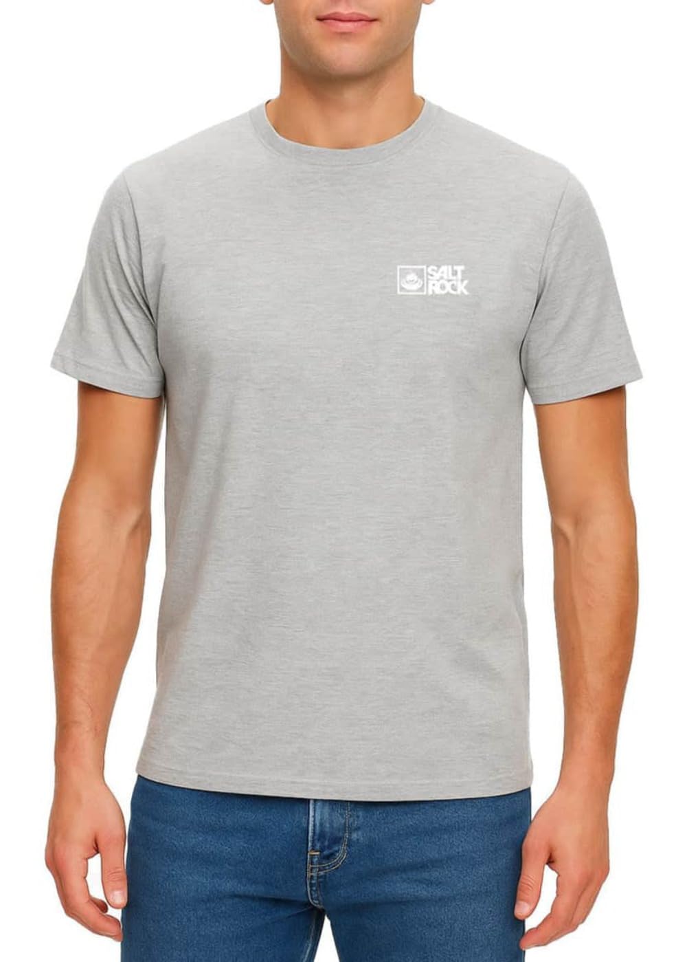 Saltrock Men's Grey Original Ss T-Shirt (Uk, Alpha, Xl, Regular, Regular)