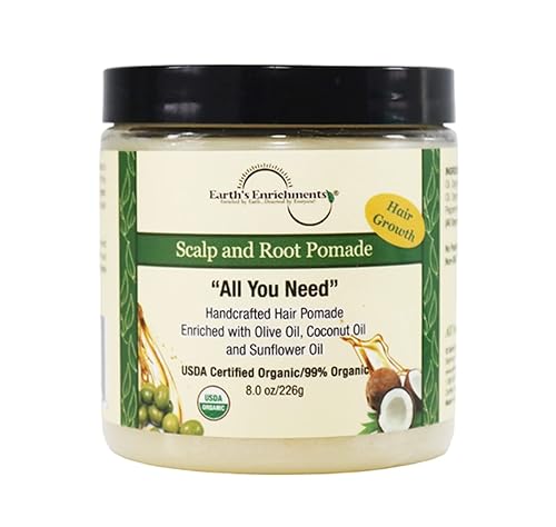 Pomada orgánica alimento para el cabello contiene árbol de té romero aceite de lavanda grasa natural para cabello grueso liso rizado ondulado fino