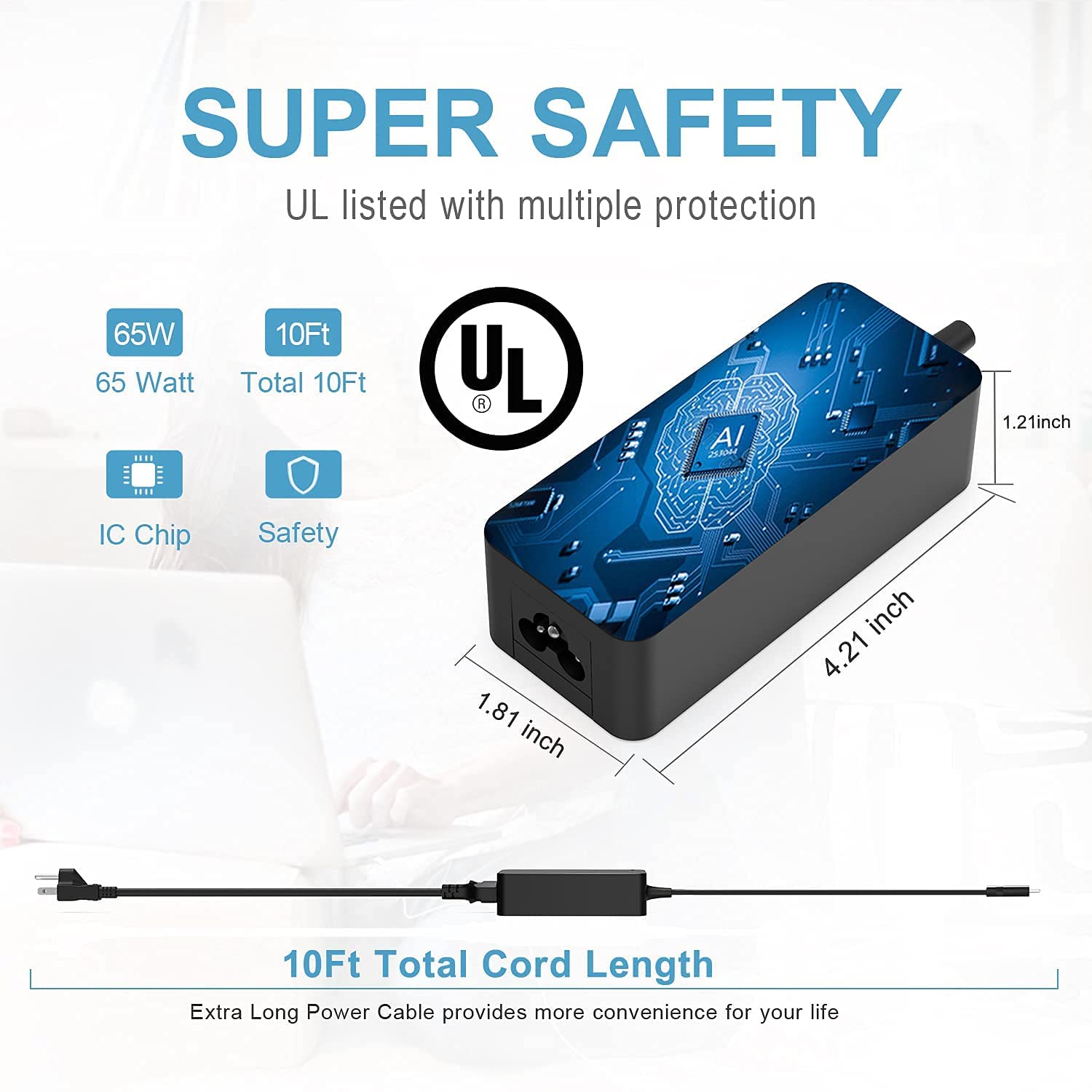 Amazon.com: Nicpower 65W USB C 充電器適用於Lenovo Thinkbook 14 14s
