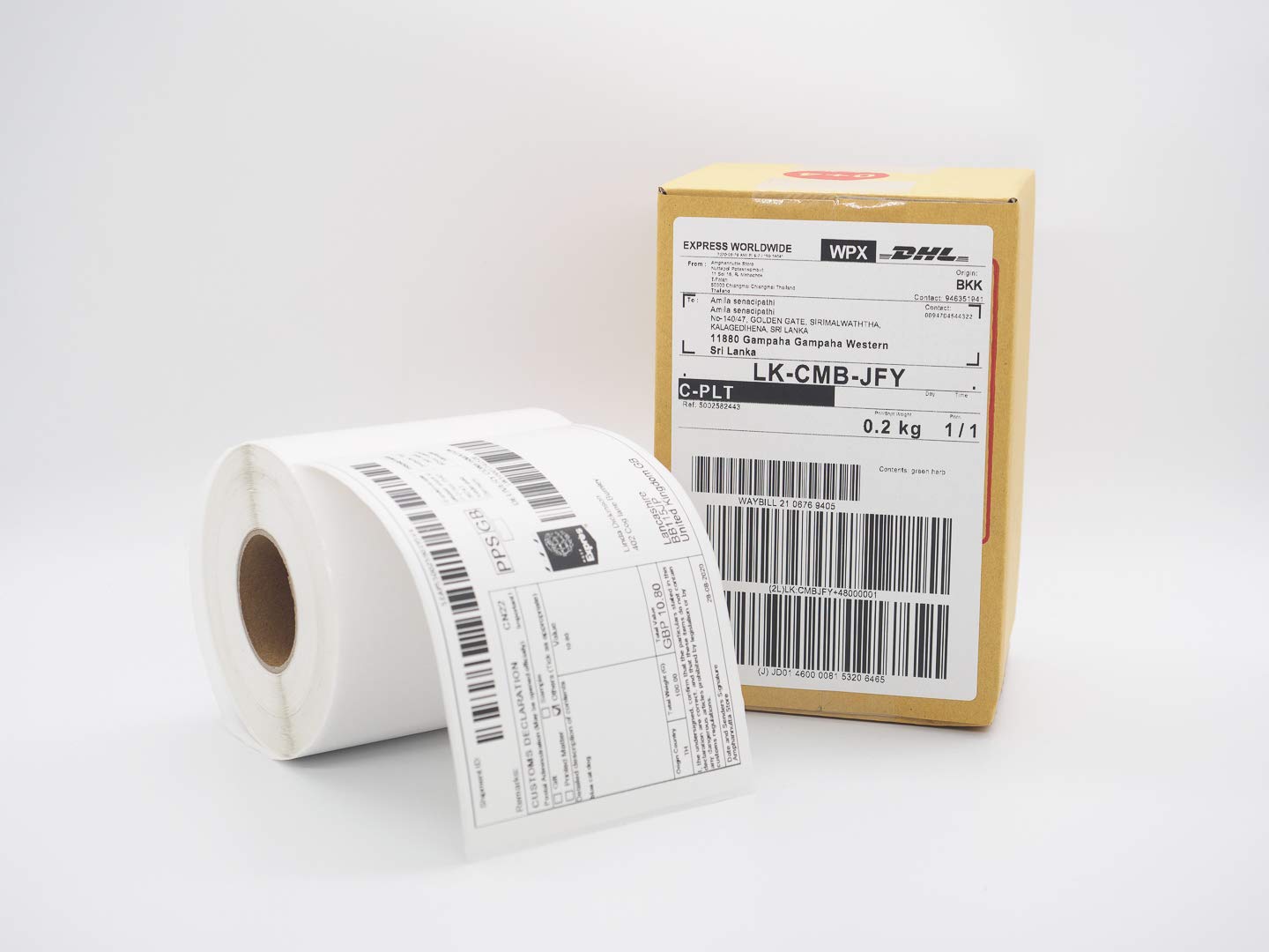 Buy Direct Thermal Shipping Labels 4x6 Barcode Address Packages