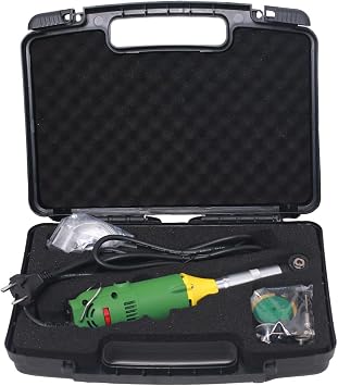 350W Electric Die Grinder Sander Polisher Grinding Tool Kit Set for Contour Grinding, Cutting, Polishing, Milling, 6 Speed Ajustable, w/Carry Case, Universal Conversion Chuck (max. 3.175 mm)
