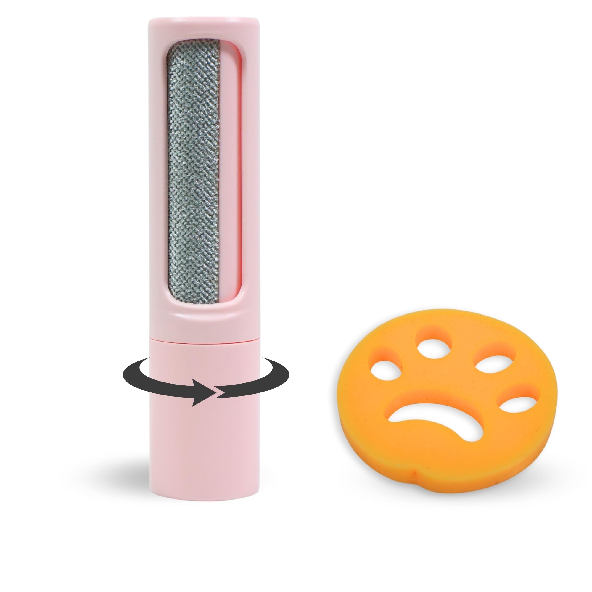 Quitapelos para Mascotas, Cepillo Removedor Pelo de Gatos y Perros, Reutilizable alfombras, Ropa, sofá. Incluye utensilio para Lavadora en Color Aleatorio. (Rosa)