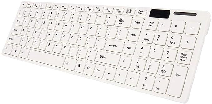 KN Enterprise Ultra Thin Fashion 2.4G Wireless Keyboard & Mouse Combo Kit Keyboard with USB Mini Vacuum Cleaner Electronic (Total 2 Product)