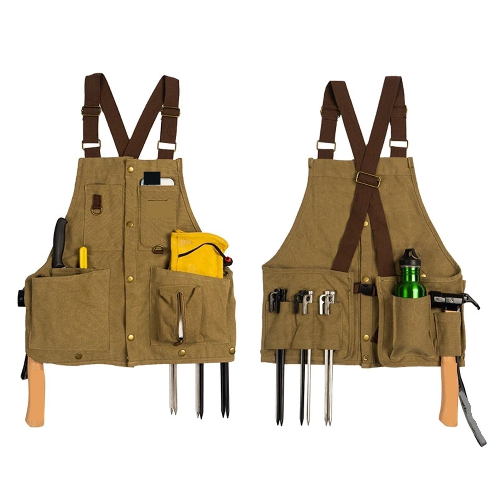 1 pièces tablier extérieur Camping gilet hommes femmes loisirs multifonctionnel de pêche pique-nique équipement Pour Bricolage