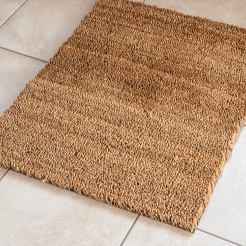 Zerbino In Fibra Di Cocco Naturale 50x80 Cm - Antiscivolo Con Retro In PVC E Gomma - 2
