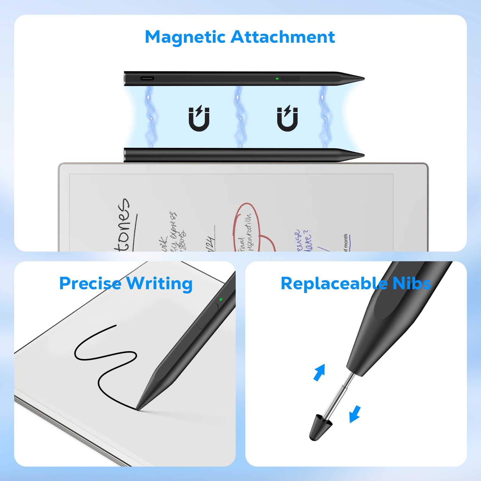 Moko Eingabestift Für Remarkable Paper Pro/Pro Move/Pure Mit Radierer