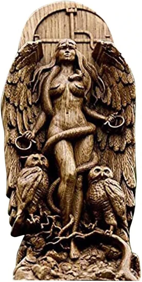 Marsrut Goddess Idol Figurines, GaiaHecateLilithFreya Goddess Statues, Mother Earth Statue, Venus Statue, Ornaments Sculpture for Home Room Garden Art